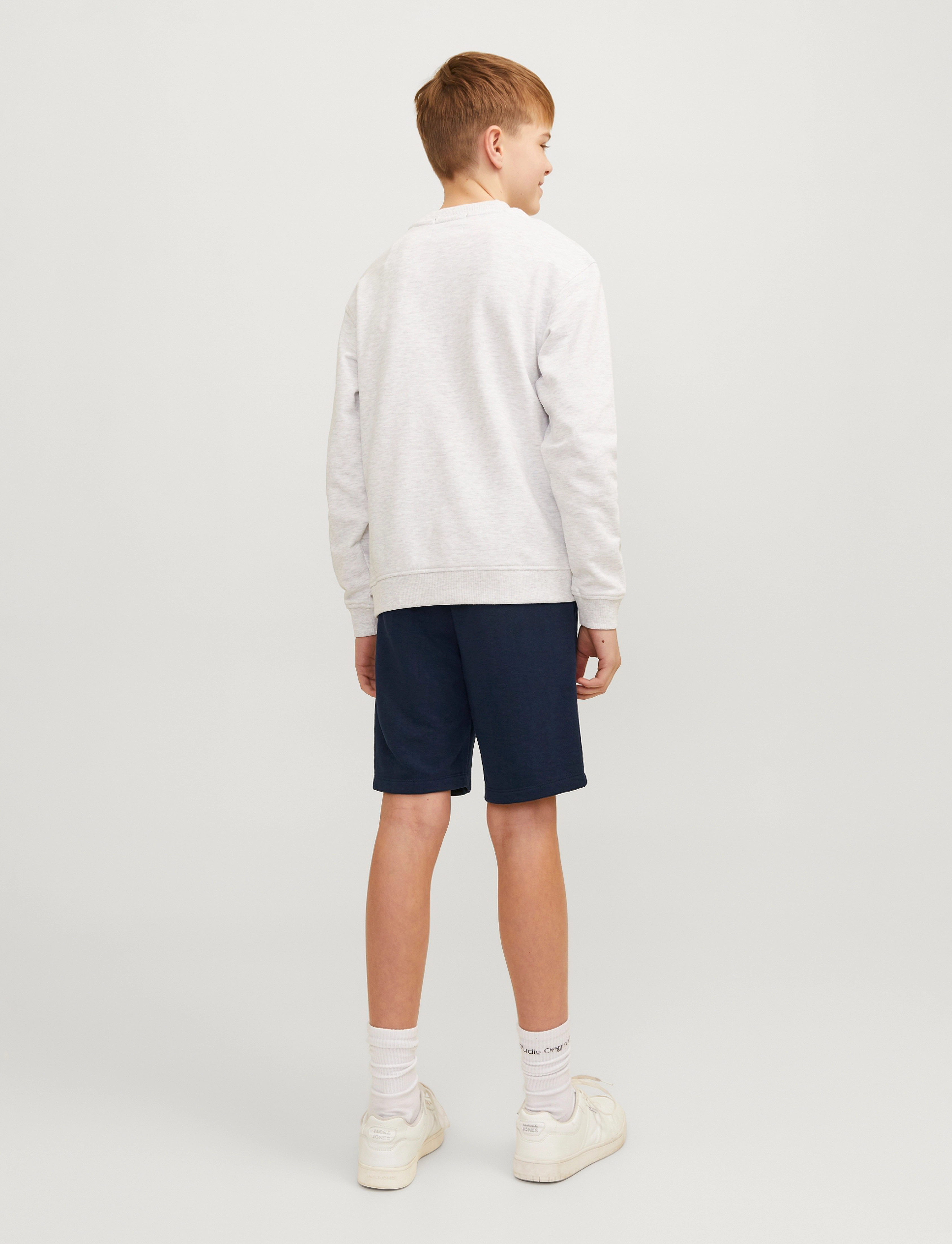 Jack & Jones - JPSTLOGO SWEAT SHORTS 2 COL SN GMS JNR - navy blazer - 3