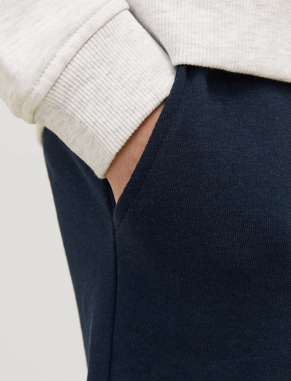 Jack & Jones - JPSTLOGO SWEAT SHORTS 2 COL SN GMS JNR - sweatshorts - navy blazer - 4