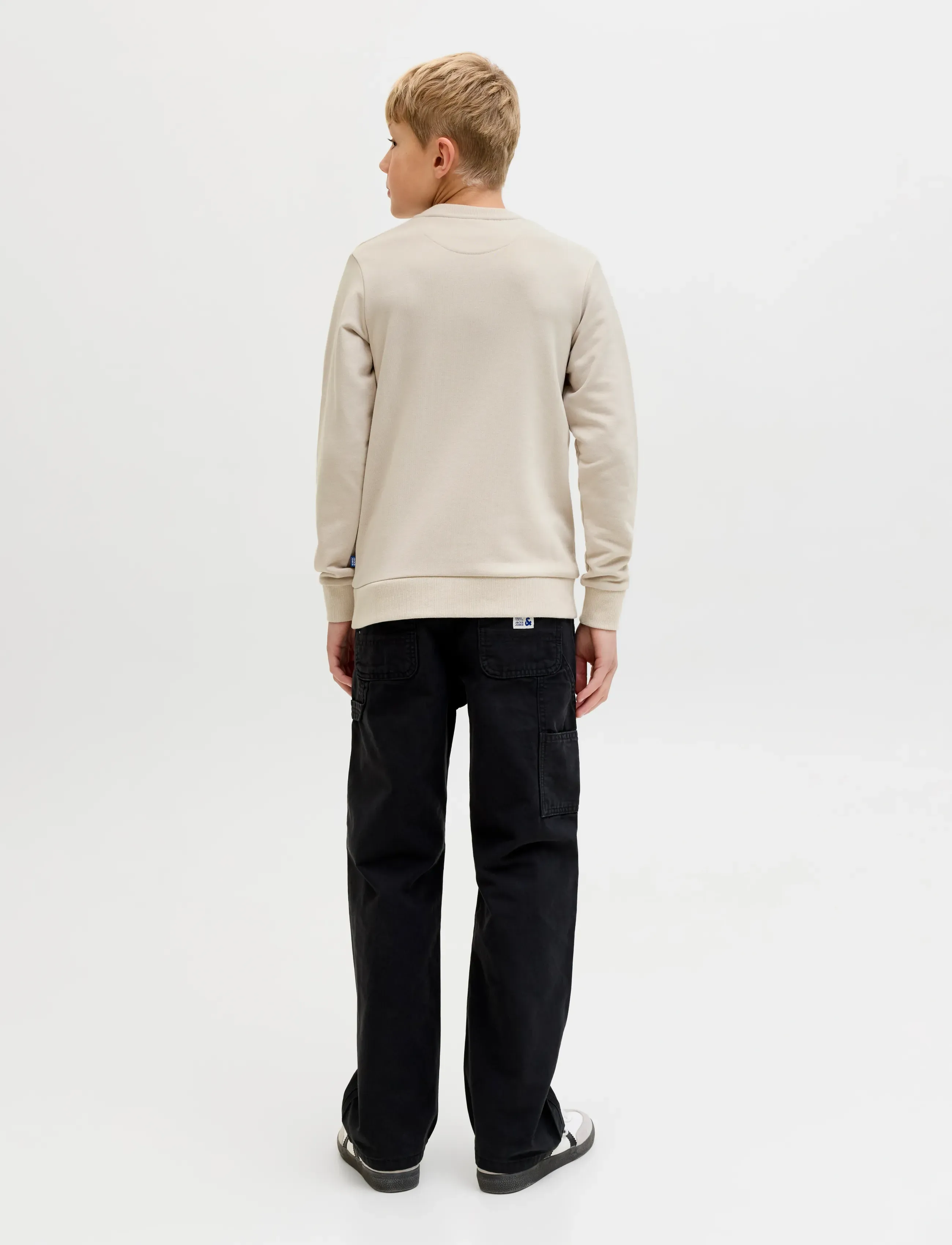 Jack & Jones - JJEBRADLEY SWEAT CREW NOOS JNR - sweatshirts - moonbeam - 3