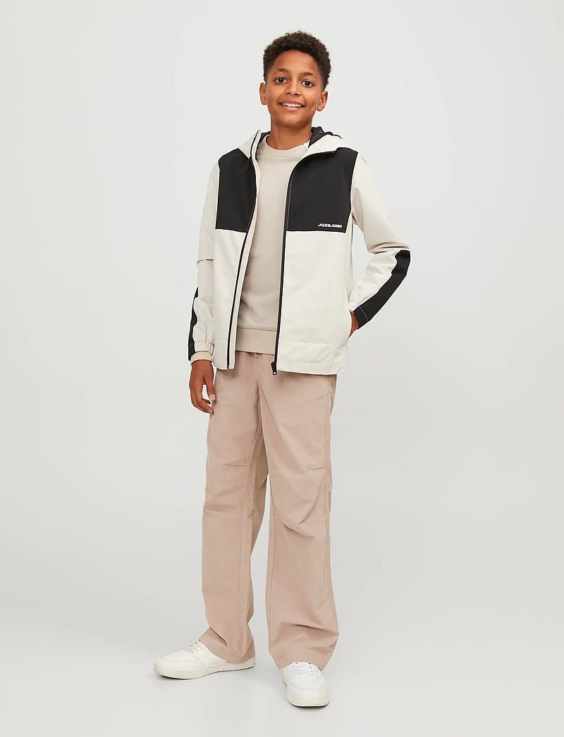 Jack & Jones - JJEBRADLEY SWEAT CREW NOOS JNR - dressipluusid - moonbeam - 4