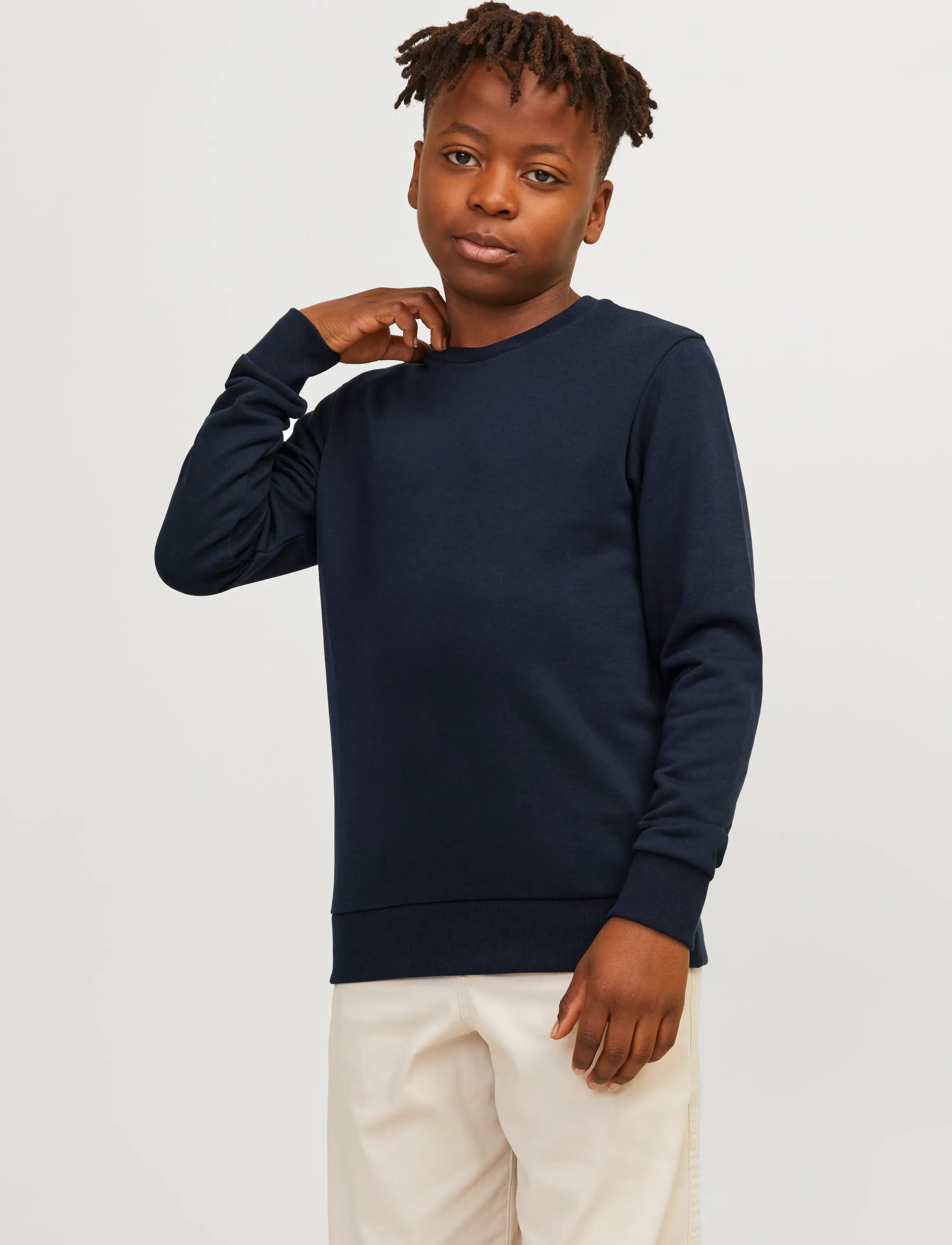Jack & Jones JJEBRADLEY SWEAT CREW NOOS JNR - Sweatshirts - NAVY BLAZER / navy