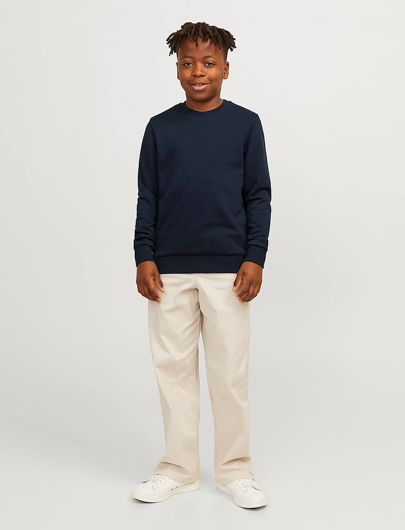 Jack & Jones - JJEBRADLEY SWEAT CREW NOOS JNR - sporta džemperi - navy blazer - 4