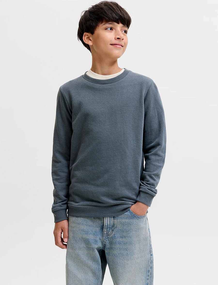 Jack & Jones - JJEBRADLEY SWEAT CREW NOOS JNR - dressipluusid - turbulence - 0