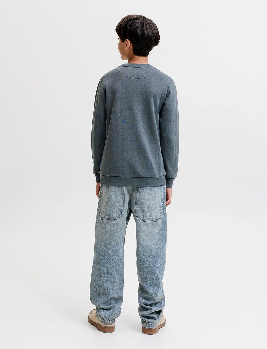 Jack & Jones - JJEBRADLEY SWEAT CREW NOOS JNR - dressipluusid - turbulence - 3