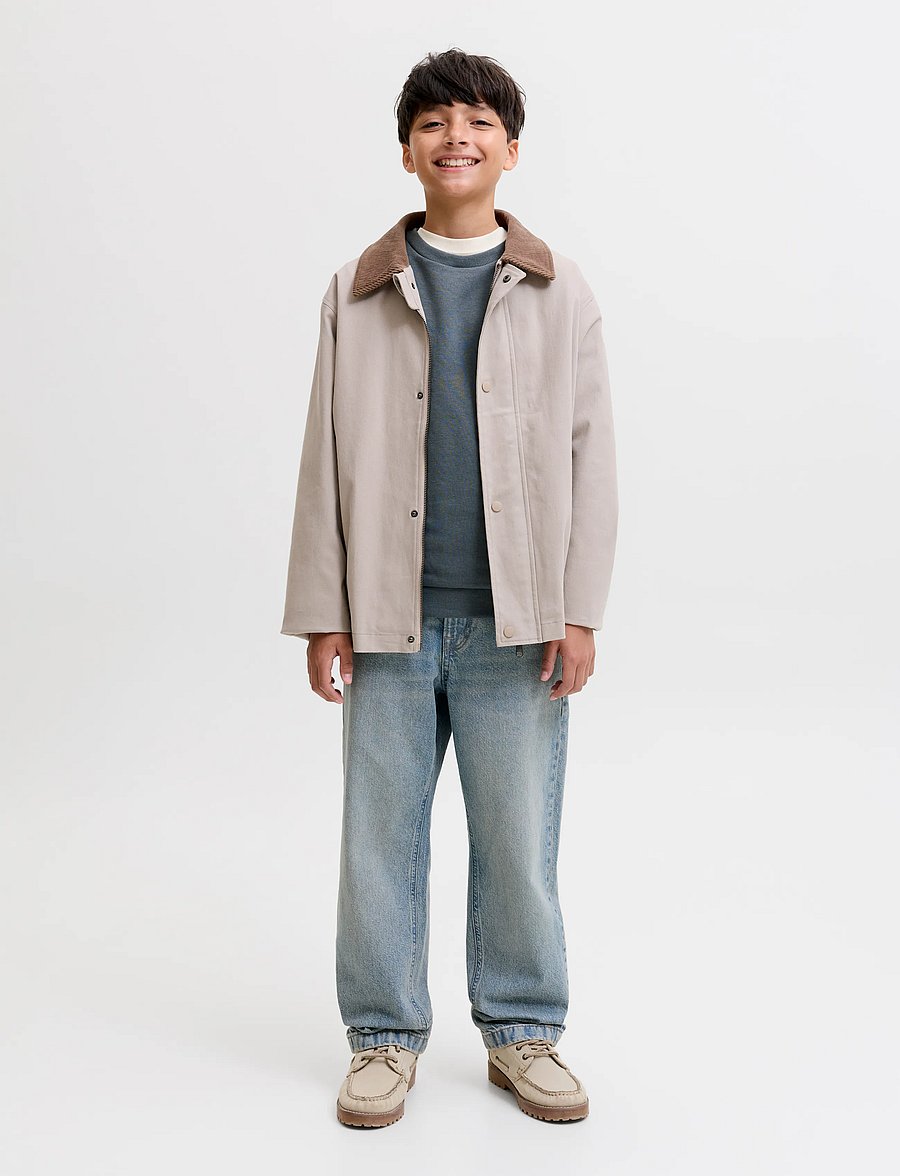 Jack & Jones - JJEBRADLEY SWEAT CREW NOOS JNR - dressipluusid - turbulence - 4
