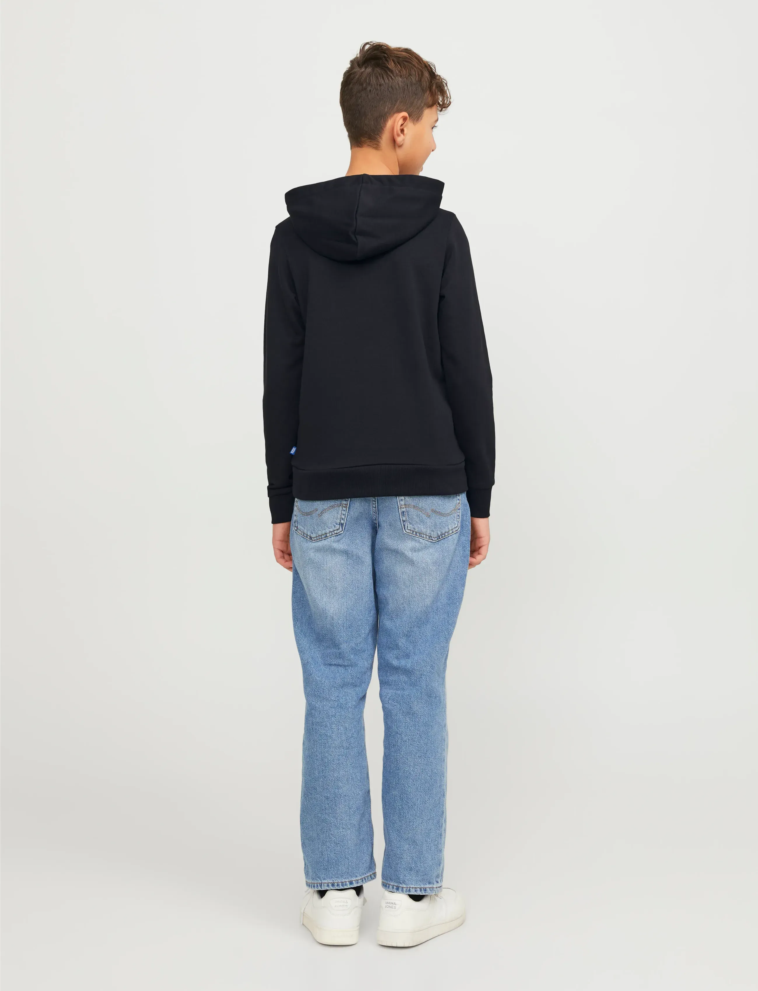 Jack & Jones - JJEBRADLEY SWEAT HOOD NOOS JNR - hoodies - black - 2