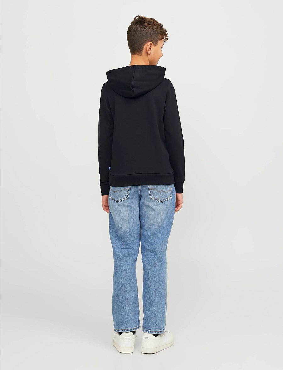Jack & Jones - JJEBRADLEY SWEAT HOOD NOOS JNR - hoodies - black - 2