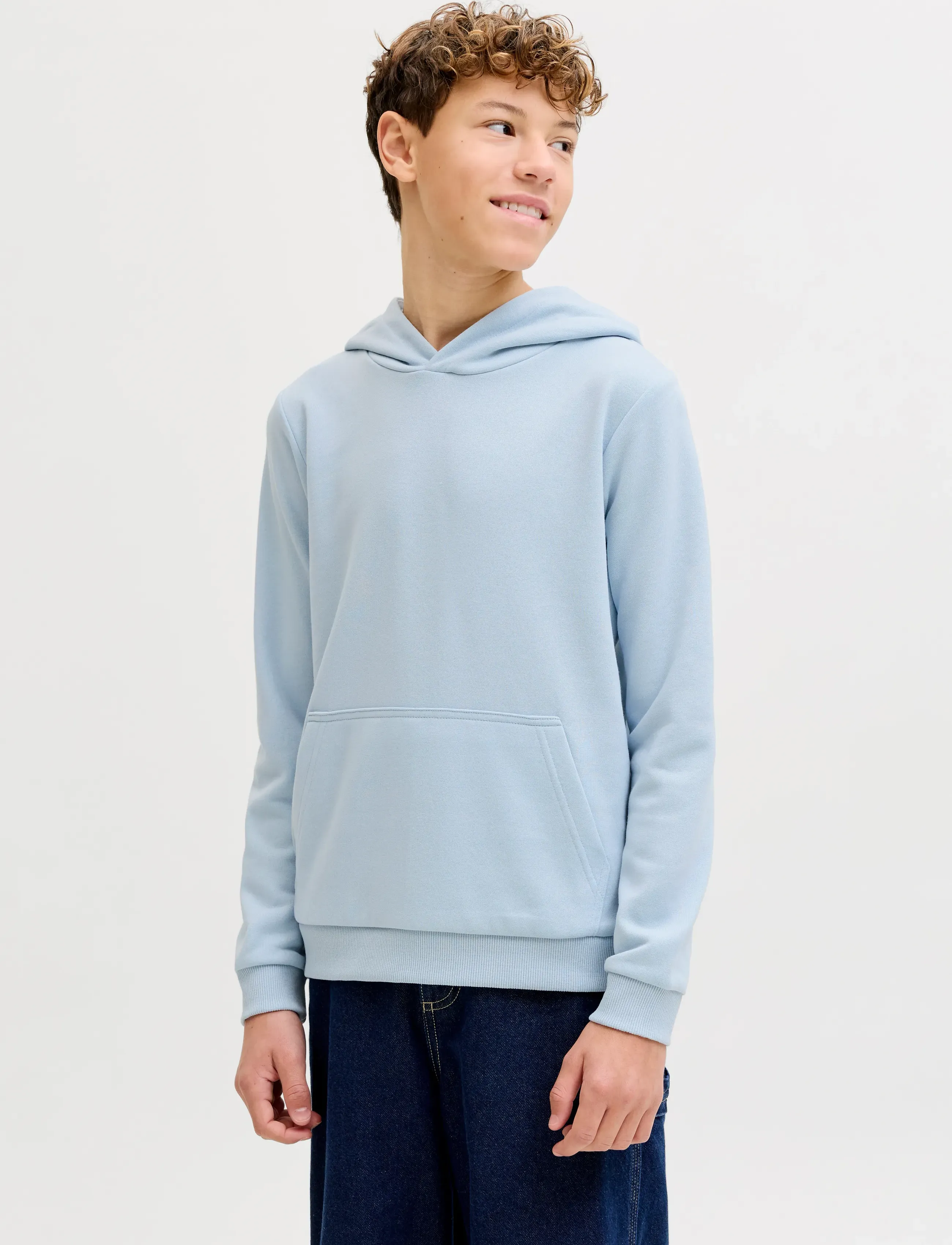 Jack & Jones JJEBRADLEY SWEAT HOOD NOOS JNR - Sweatshirts & Hættetrøjer - CELESTIAL BLUE / blue