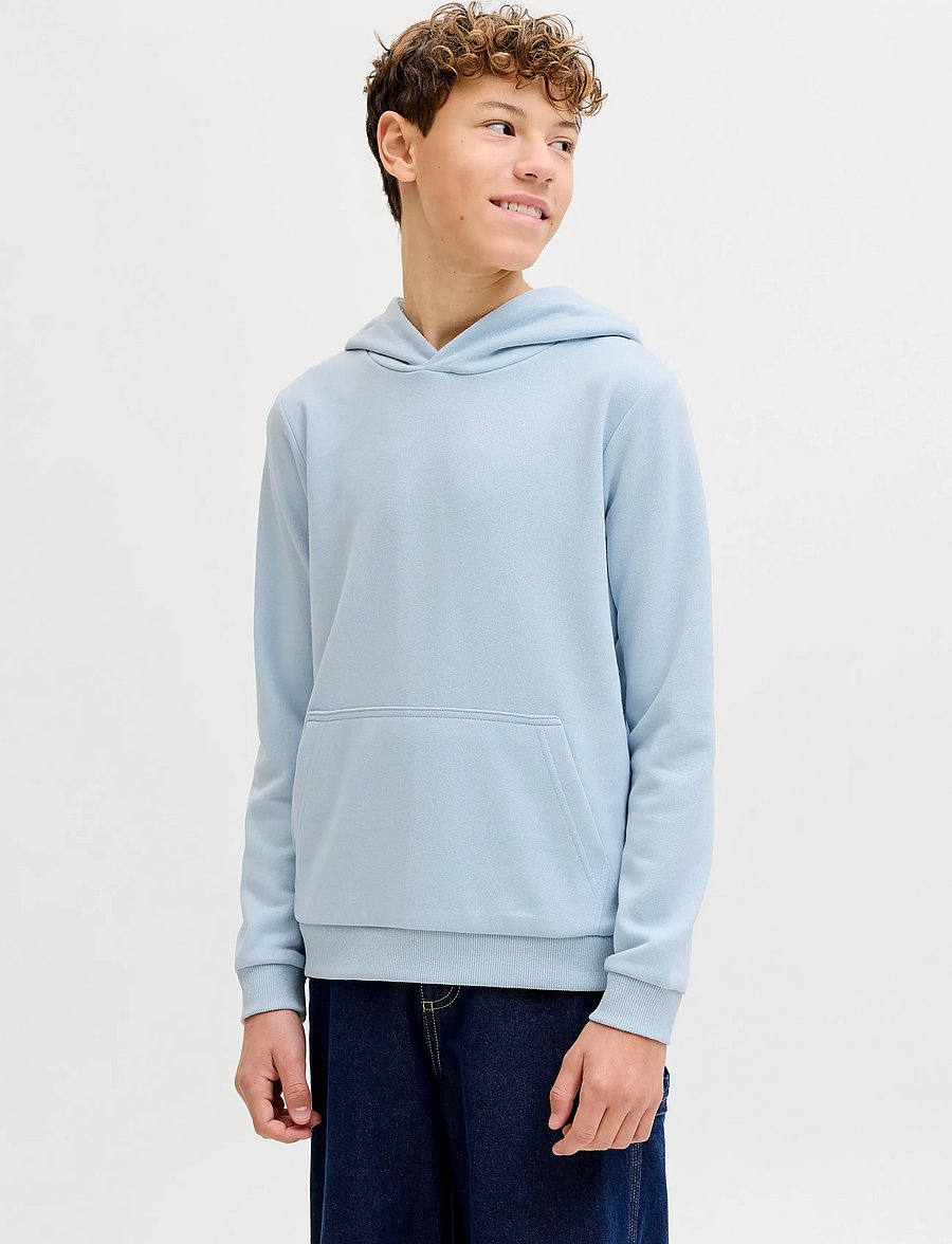 Jack & Jones - JJEBRADLEY SWEAT HOOD NOOS JNR - hættetrøjer - celestial blue - 0