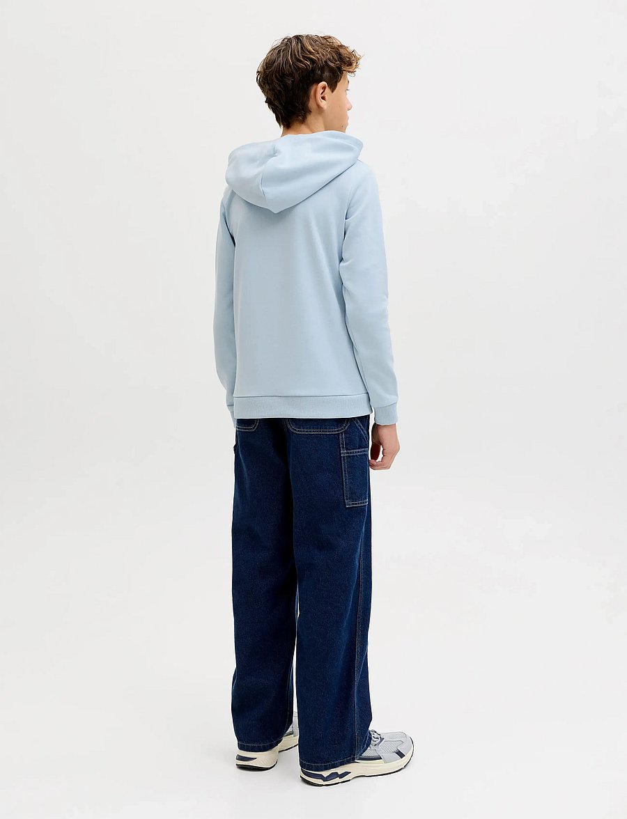 Jack & Jones - JJEBRADLEY SWEAT HOOD NOOS JNR - hættetrøjer - celestial blue - 3