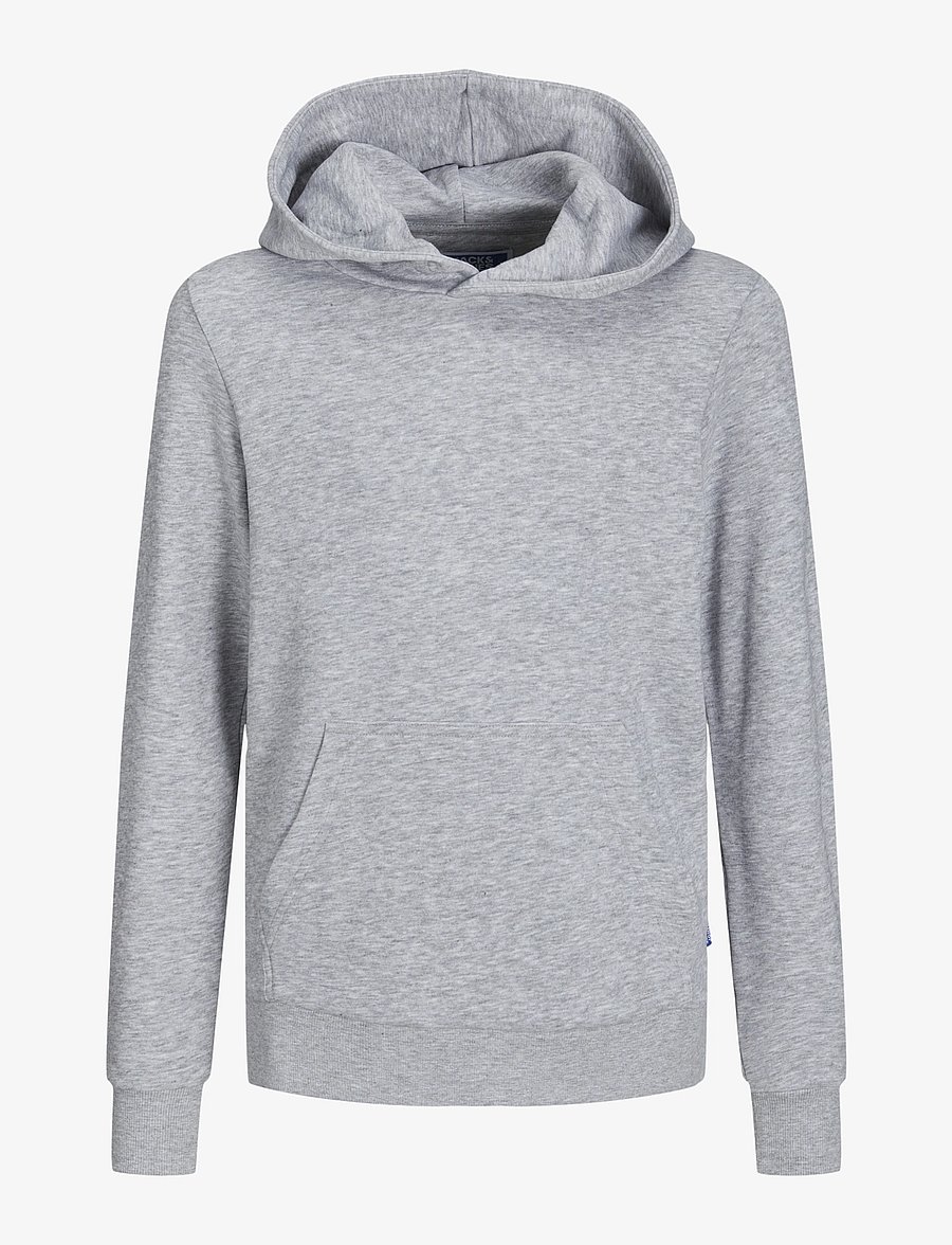 Jack & Jones - JJEBRADLEY SWEAT HOOD NOOS JNR - hettupeysur - light grey melange - 1