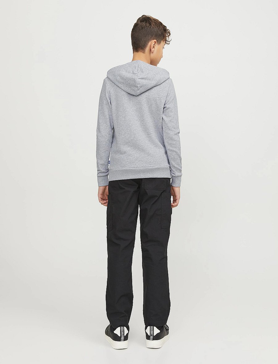 Jack & Jones - JJEBRADLEY SWEAT HOOD NOOS JNR - hettupeysur - light grey melange - 2