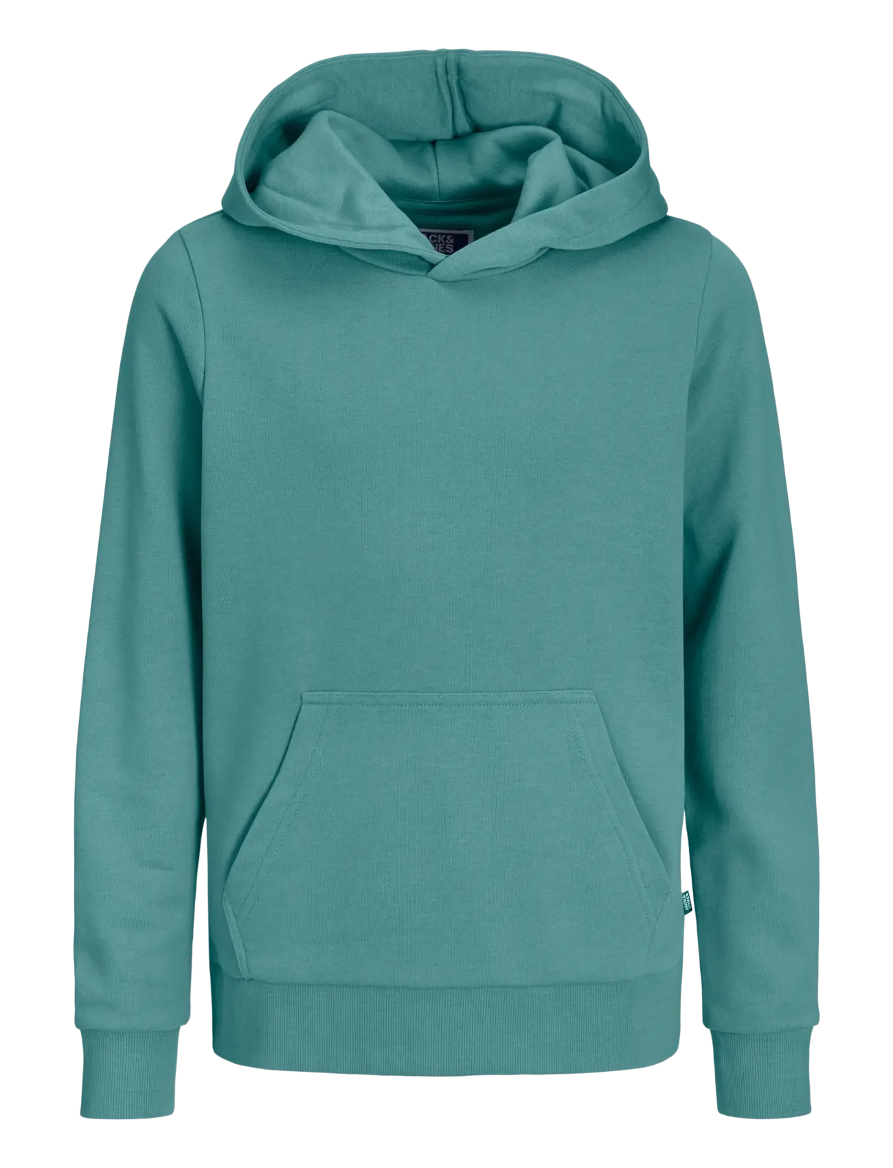 Jack & Jones JJEBRADLEY SWEAT HOOD NOOS JNR - Kapuzenpullover - MINERAL BLUE / green