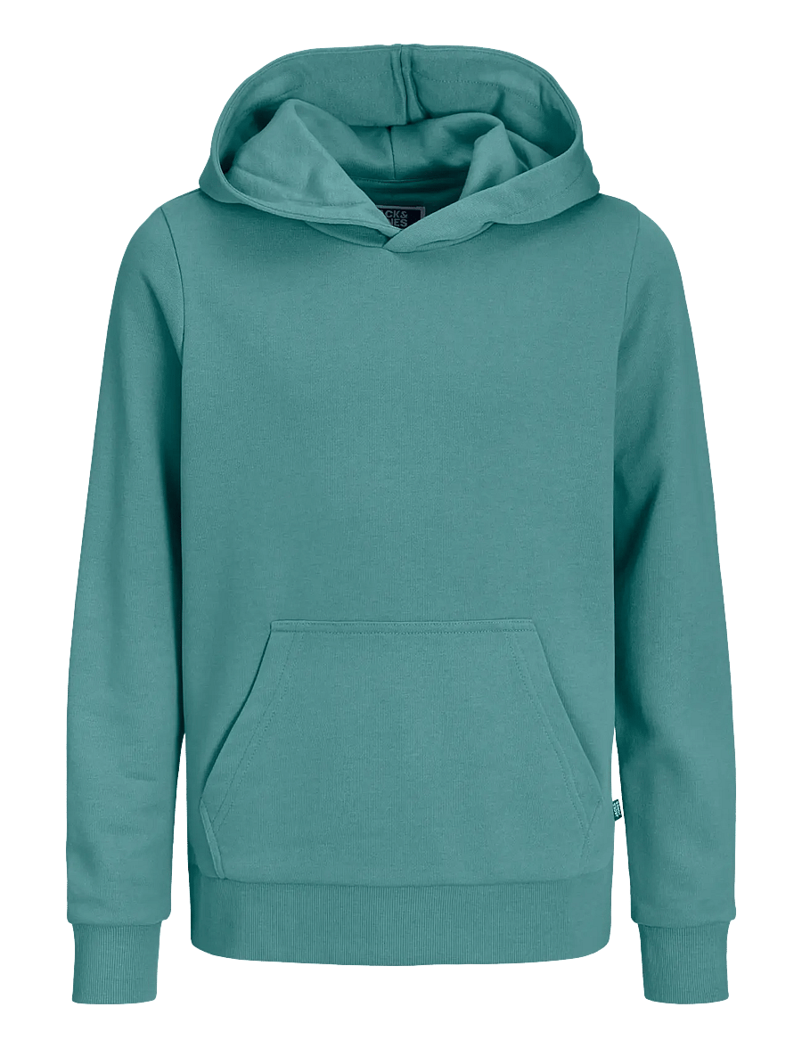Jack & Jones - JJEBRADLEY SWEAT HOOD NOOS JNR - hættetrøjer - mineral blue - 1