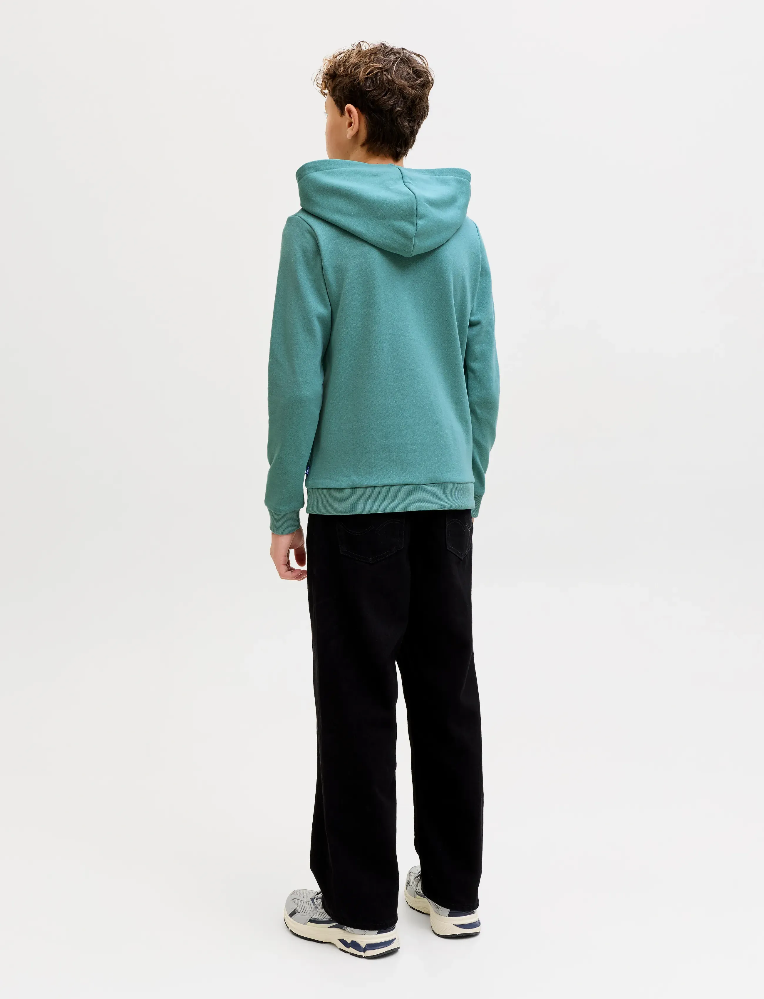 Jack & Jones - JJEBRADLEY SWEAT HOOD NOOS JNR - hættetrøjer - mineral blue - 2