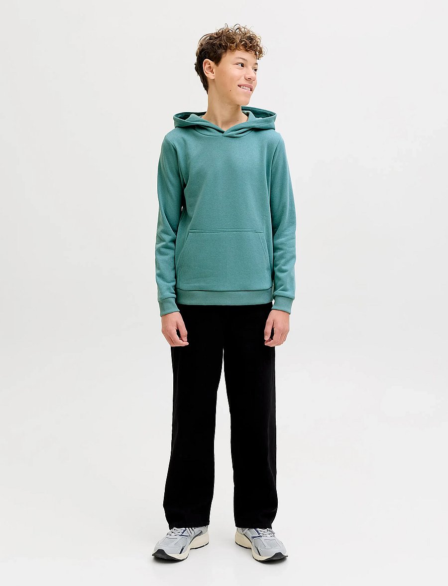 Jack & Jones - JJEBRADLEY SWEAT HOOD NOOS JNR - hættetrøjer - mineral blue - 3