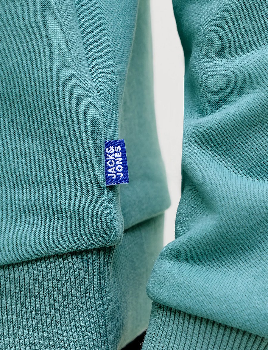 Jack & Jones - JJEBRADLEY SWEAT HOOD NOOS JNR - hættetrøjer - mineral blue - 4
