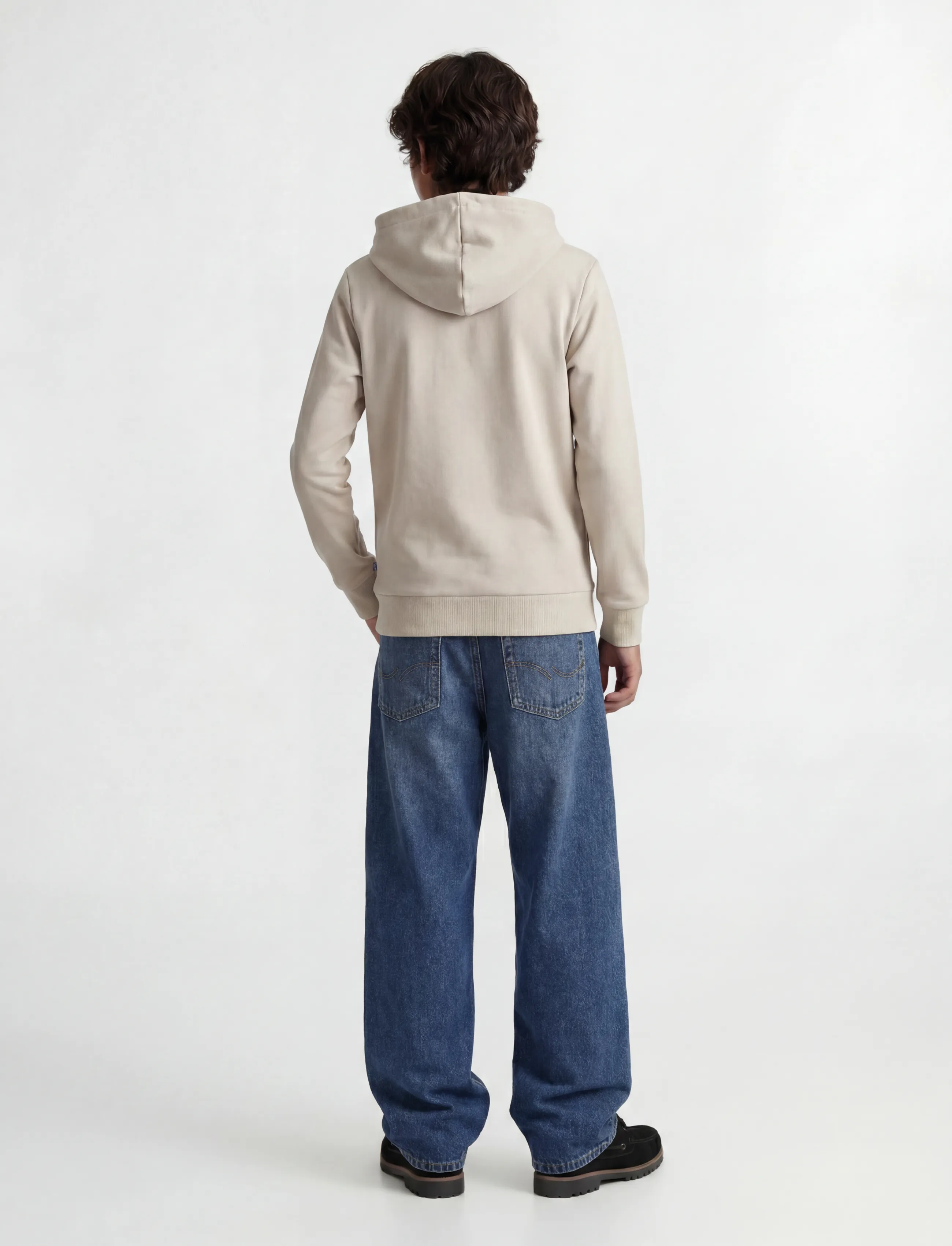 Jack & Jones - JJEBRADLEY SWEAT HOOD NOOS JNR - kapuutsiga pusad - moonbeam - 3