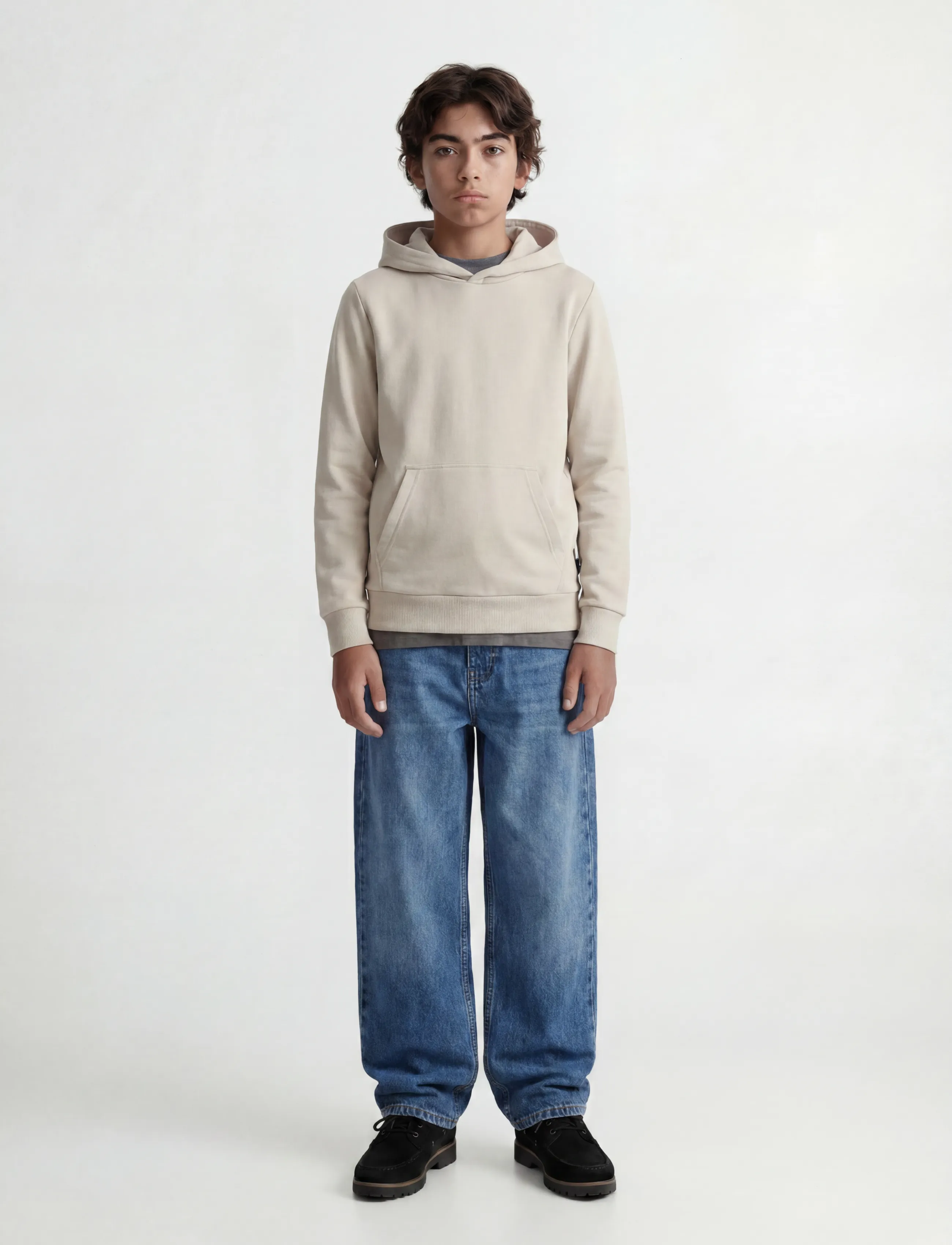 Jack & Jones - JJEBRADLEY SWEAT HOOD NOOS JNR - kapuutsiga pusad - moonbeam - 4