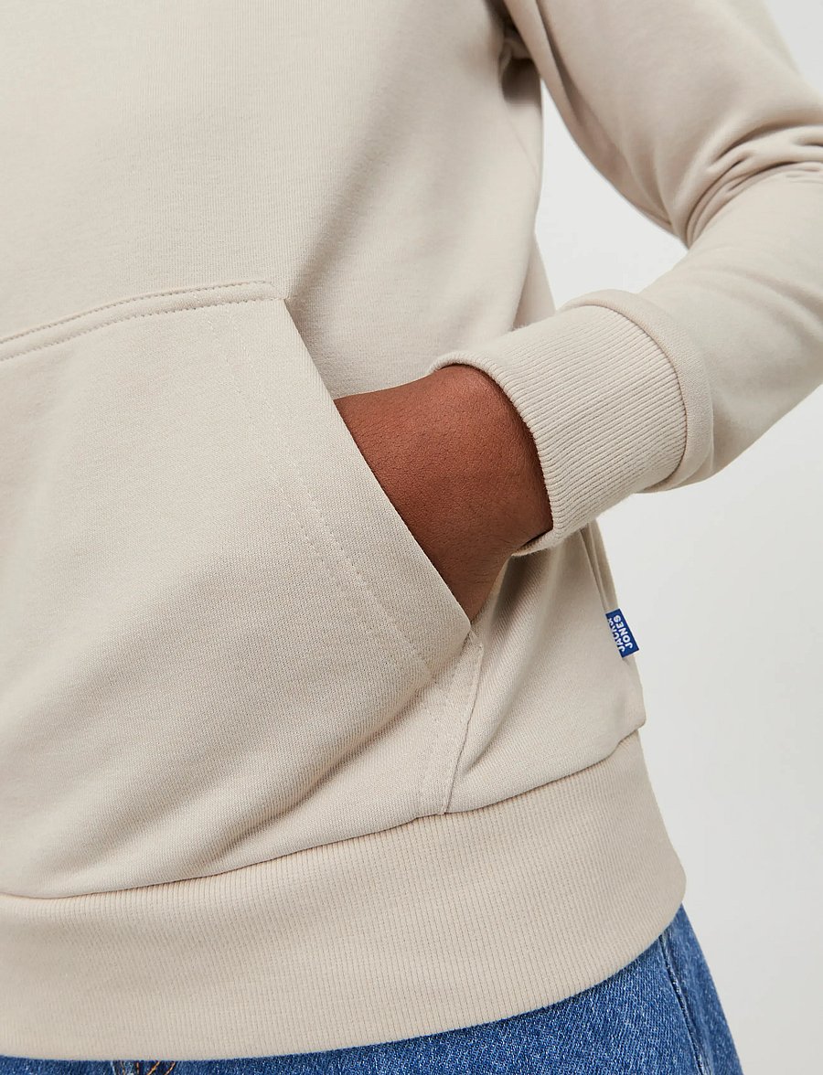 Jack & Jones - JJEBRADLEY SWEAT HOOD NOOS JNR - hættetrøjer - moonbeam - 5