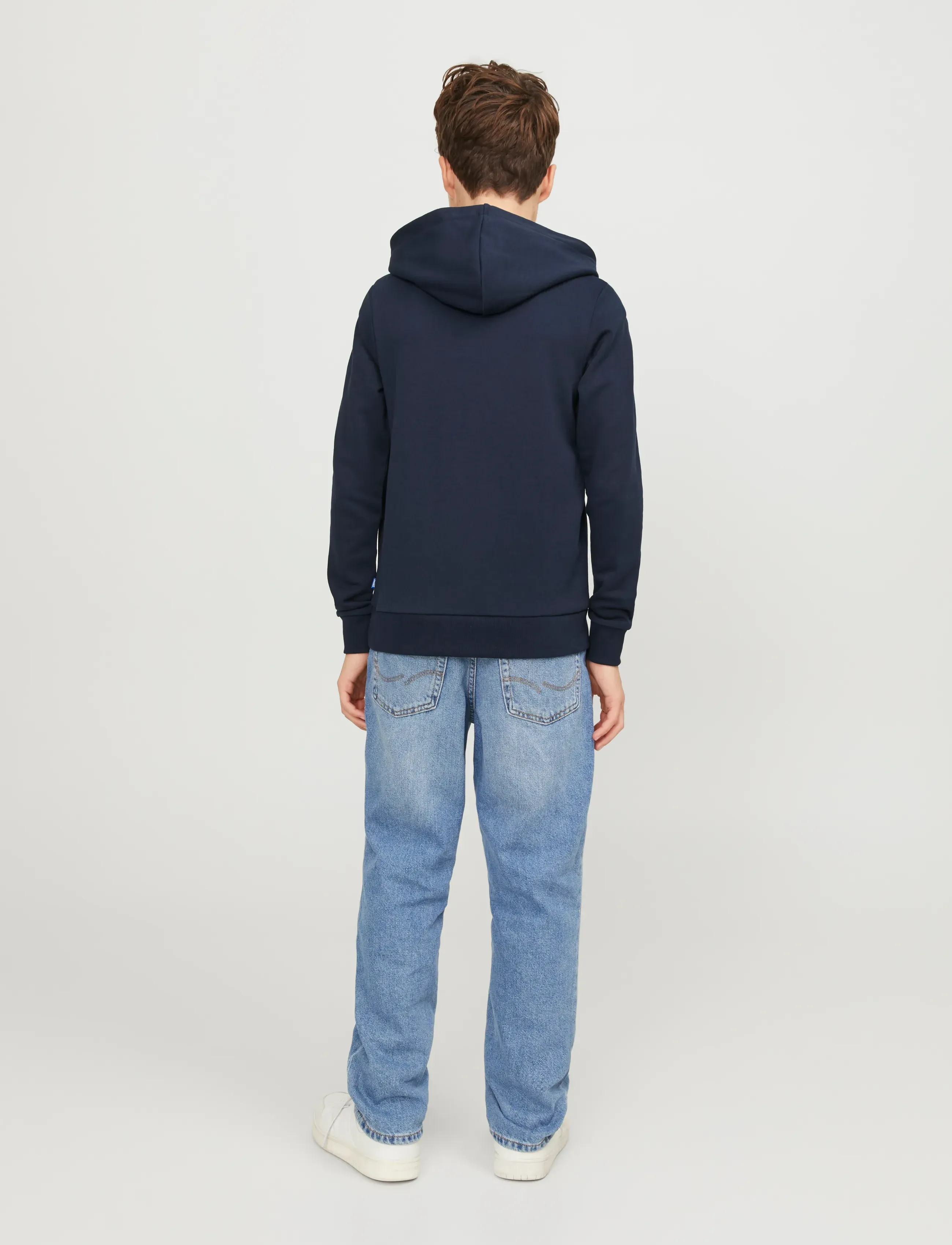 Jack & Jones - JJEBRADLEY SWEAT HOOD NOOS JNR - hættetrøjer - navy blazer - 2