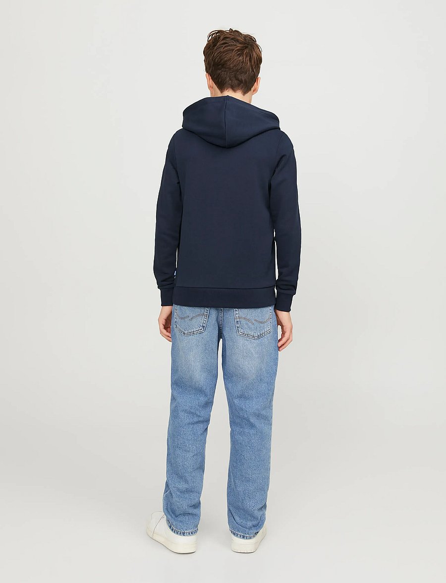 Jack & Jones - JJEBRADLEY SWEAT HOOD NOOS JNR - hættetrøjer - navy blazer - 2