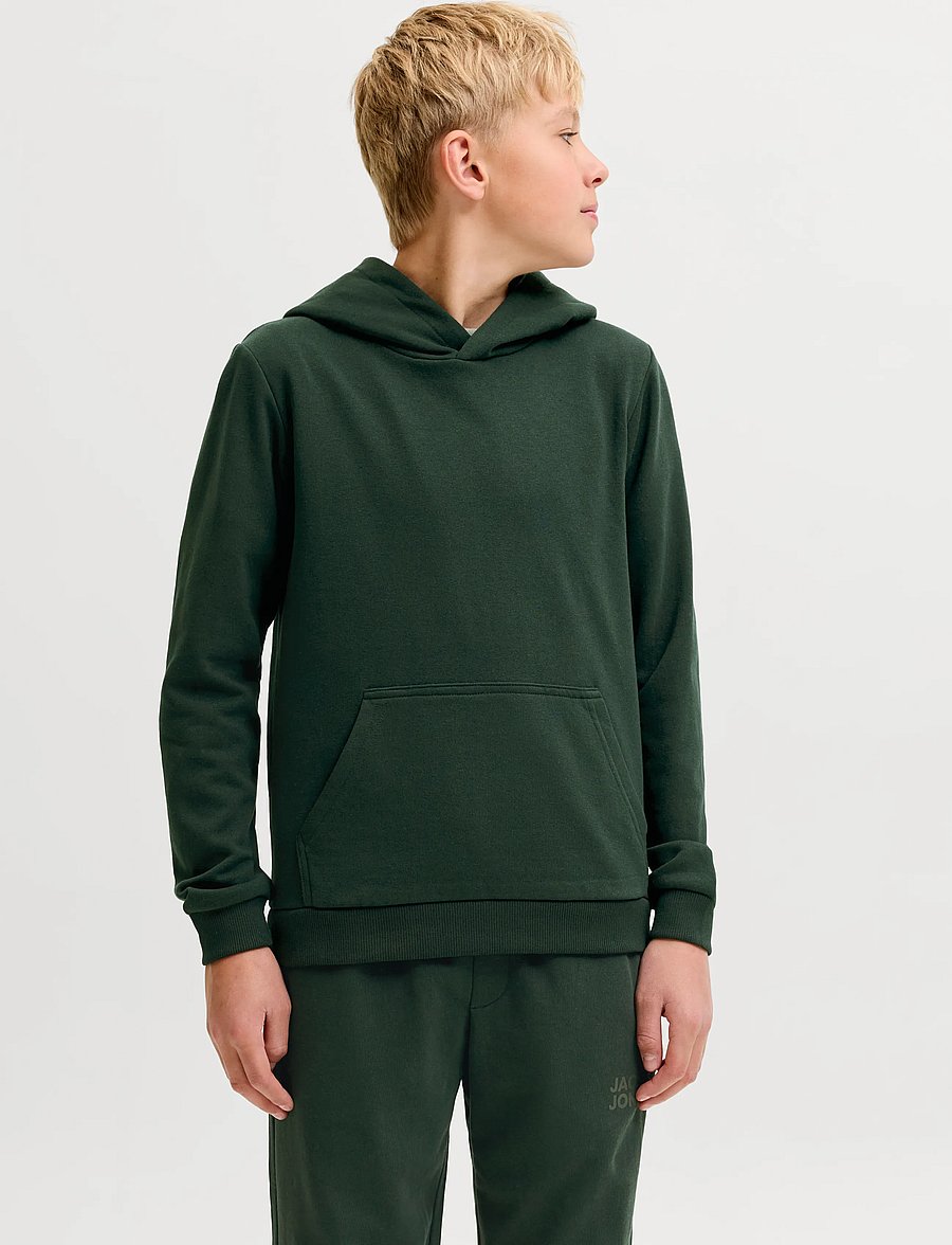 Jack & Jones - JJEBRADLEY SWEAT HOOD NOOS JNR - kapuutsiga pusad - scarab - 0