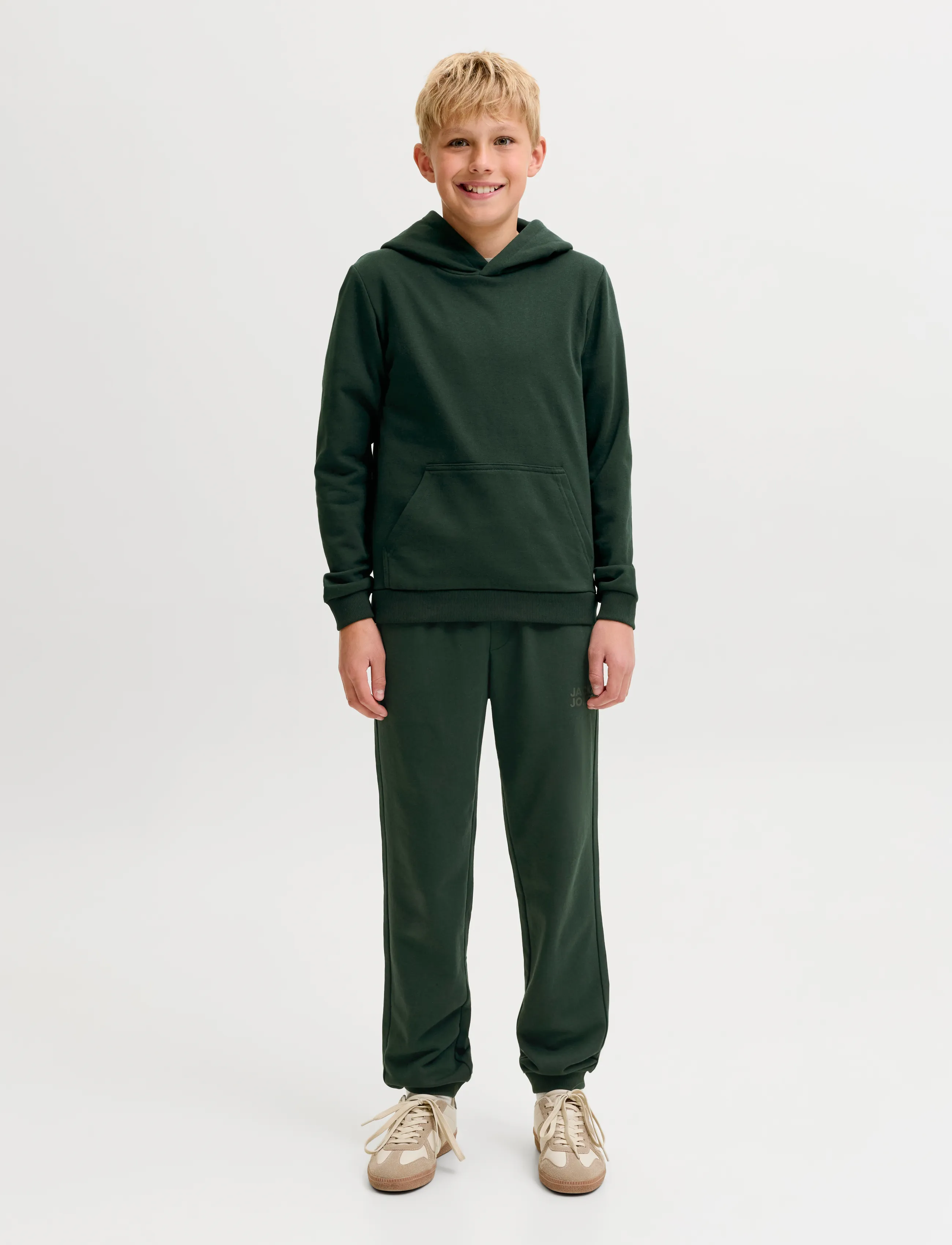 Jack & Jones - JJEBRADLEY SWEAT HOOD NOOS JNR - kapuutsiga pusad - scarab - 3