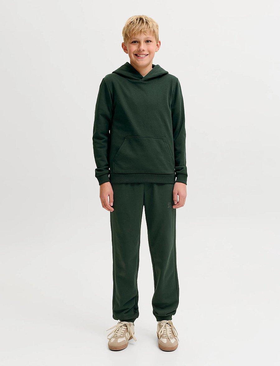 Jack & Jones - JJEBRADLEY SWEAT HOOD NOOS JNR - kapuutsiga pusad - scarab - 3