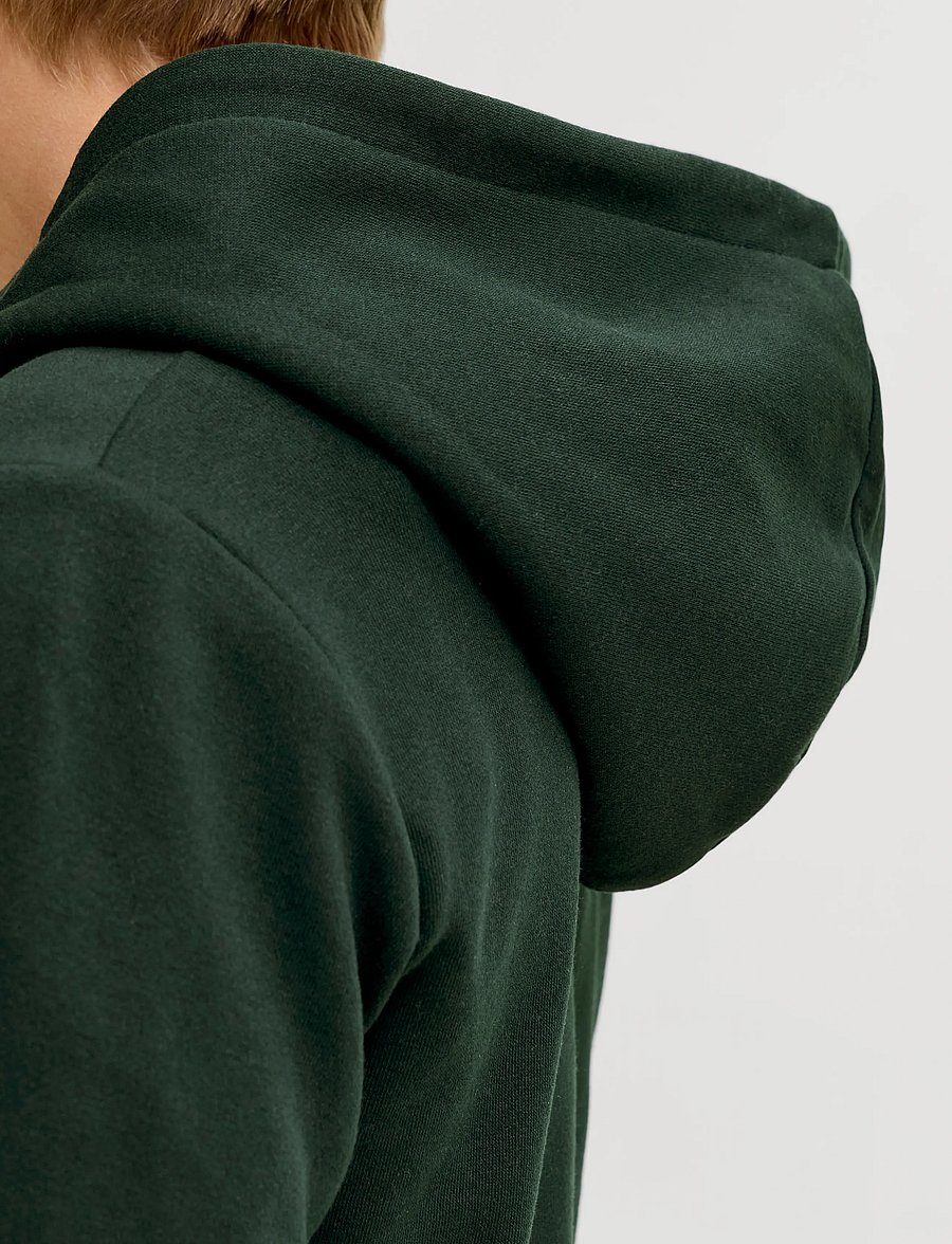 Jack & Jones - JJEBRADLEY SWEAT HOOD NOOS JNR - kapuutsiga pusad - scarab - 4