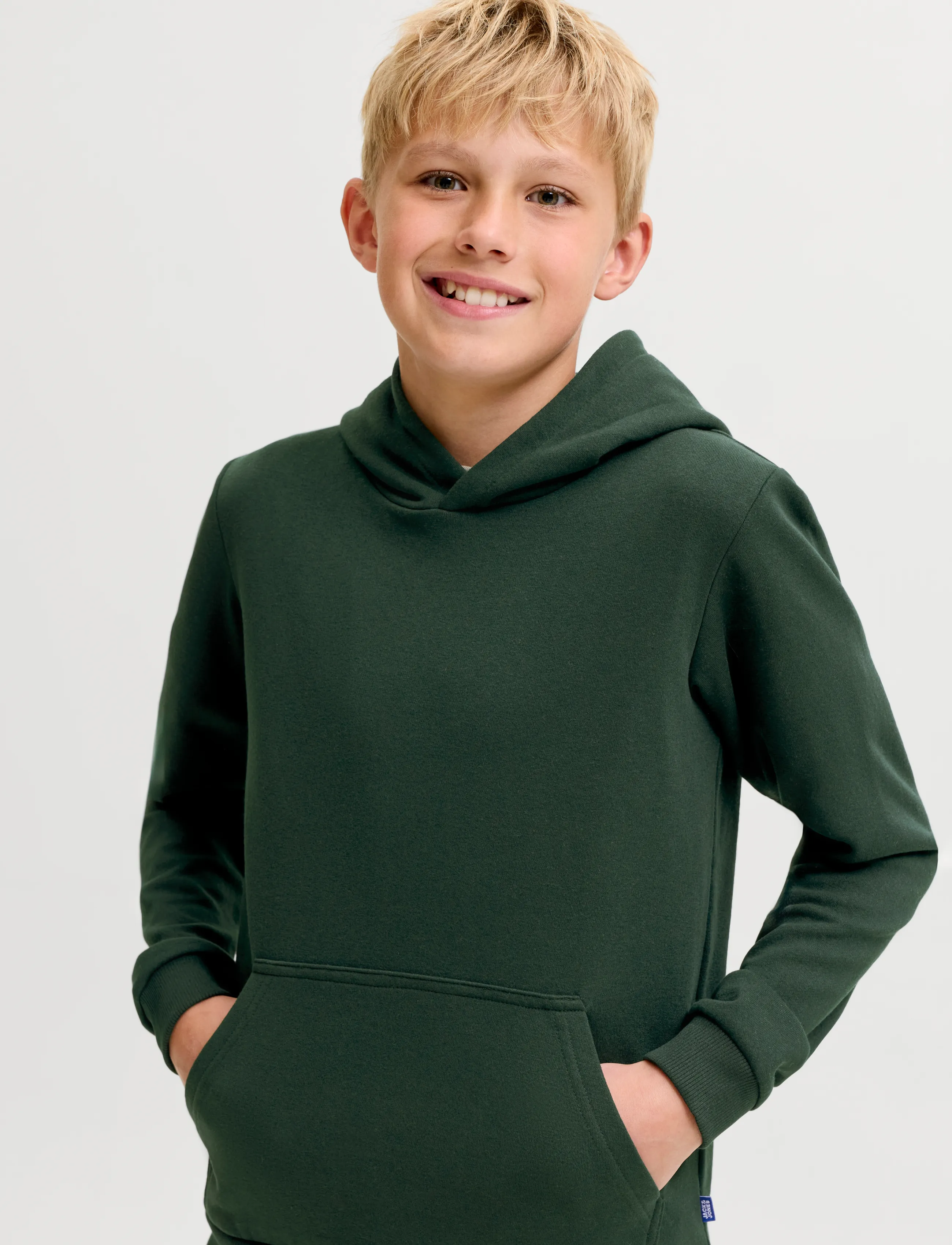 Jack & Jones - JJEBRADLEY SWEAT HOOD NOOS JNR - kapuutsiga pusad - scarab - 5