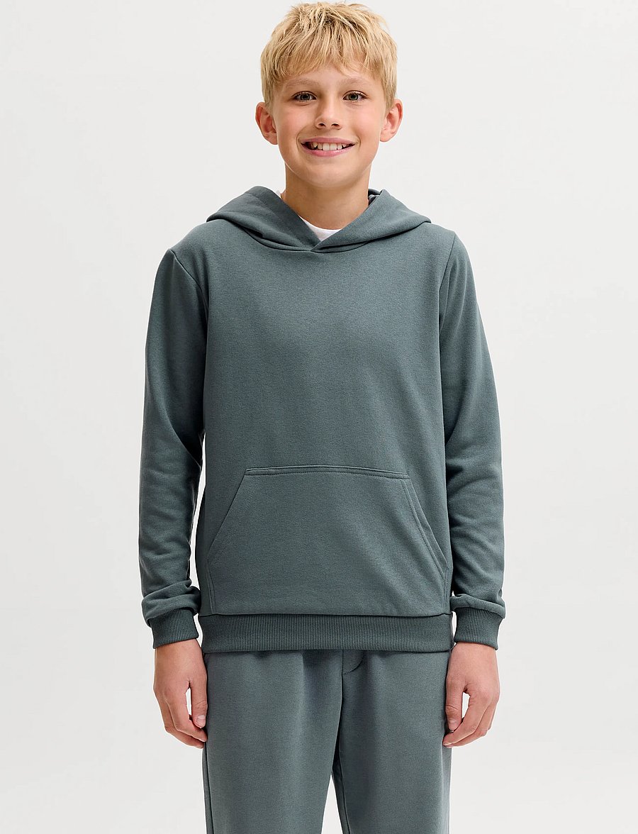 Jack & Jones - JJEBRADLEY SWEAT HOOD NOOS JNR - kapuutsiga pusad - turbulence - 0