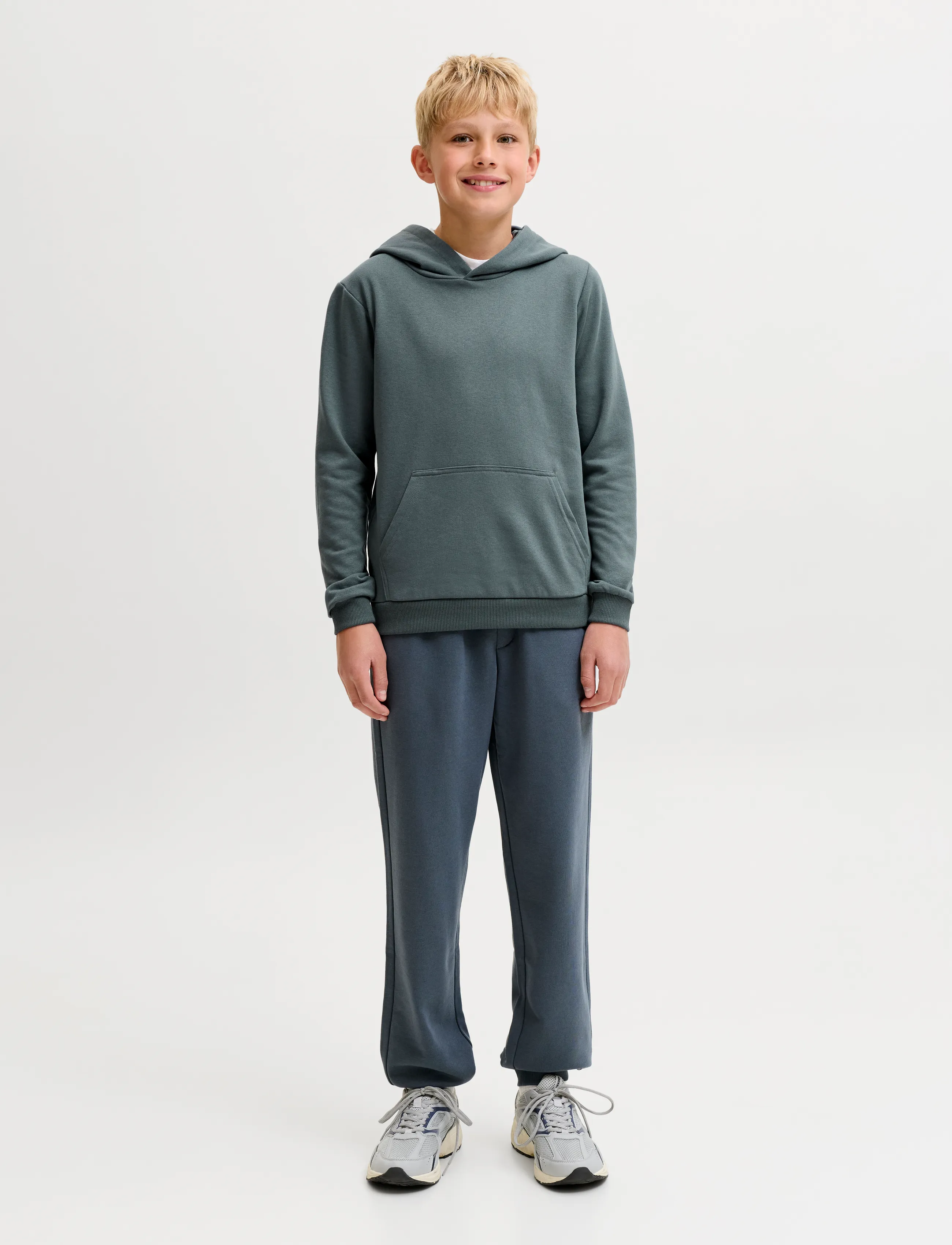 Jack & Jones - JJEBRADLEY SWEAT HOOD NOOS JNR - kapuutsiga pusad - turbulence - 3