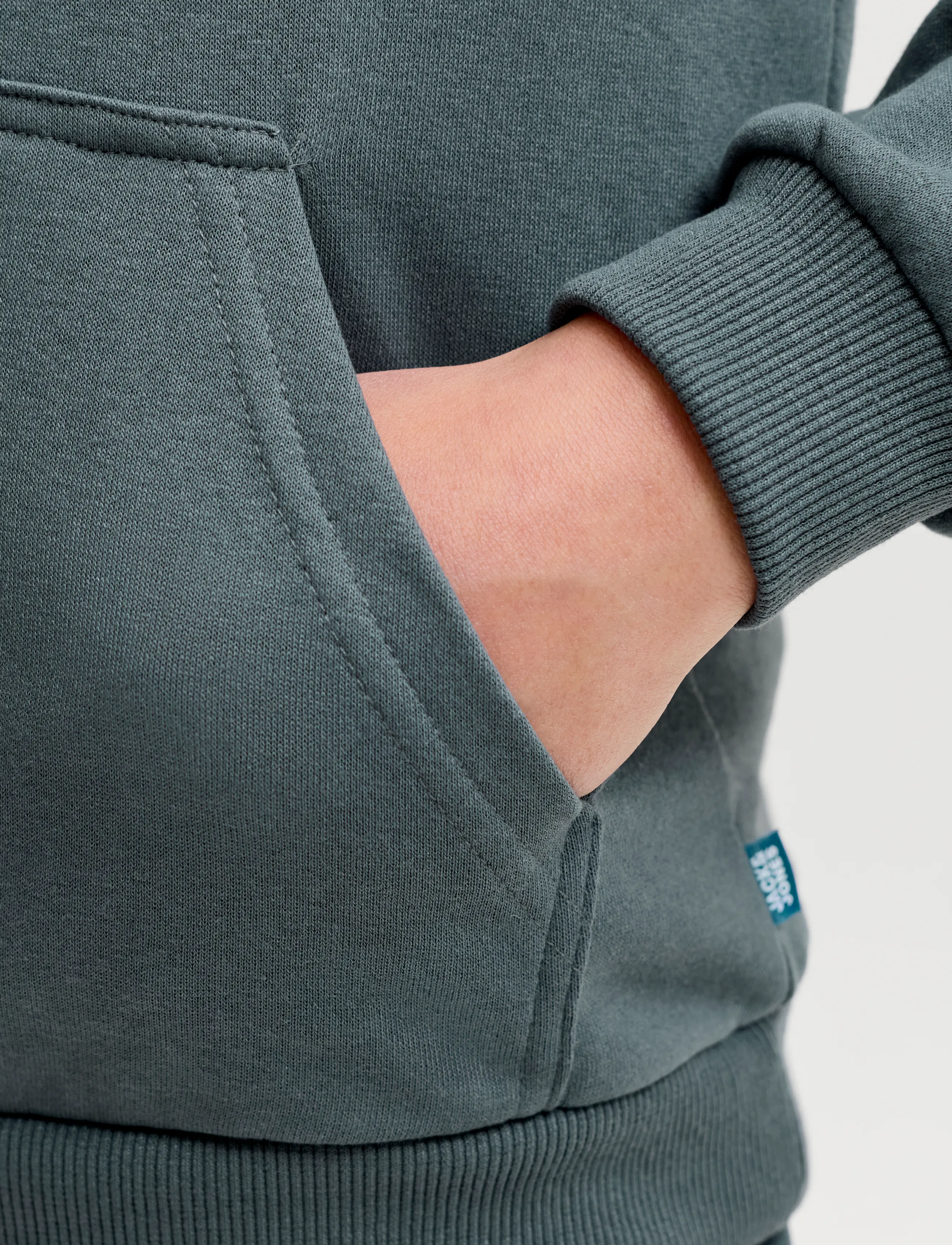 Jack & Jones - JJEBRADLEY SWEAT HOOD NOOS JNR - kapuutsiga pusad - turbulence - 4