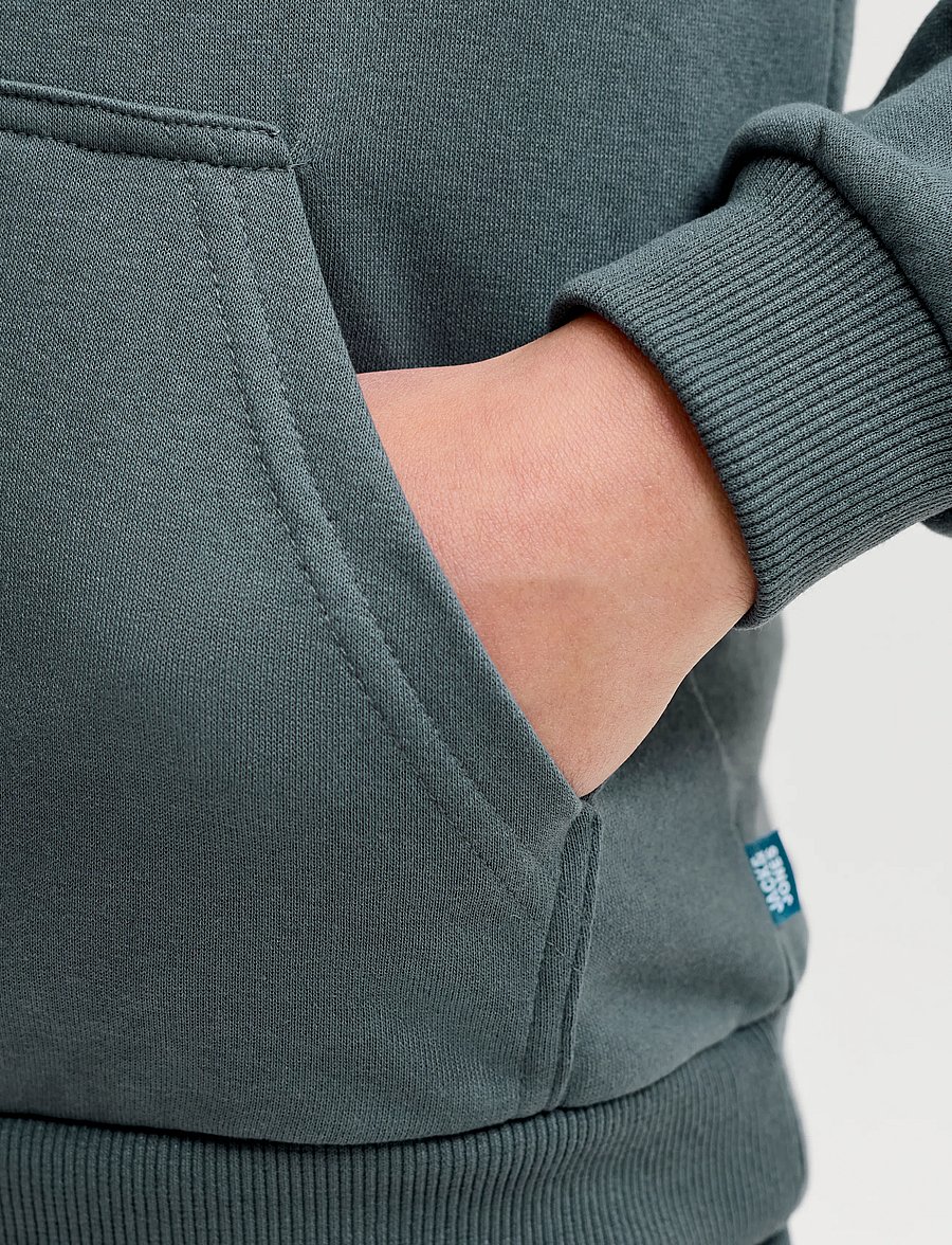 Jack & Jones - JJEBRADLEY SWEAT HOOD NOOS JNR - kapuutsiga pusad - turbulence - 4