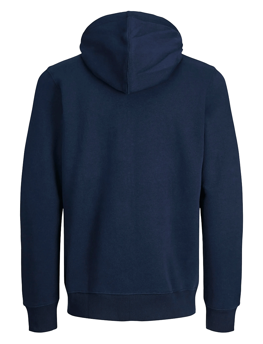 Jack & Jones - JJEBRADLEY SWEAT ZIP HOOD NOOS JNR - bluzy z kapturem - navy blazer - 2