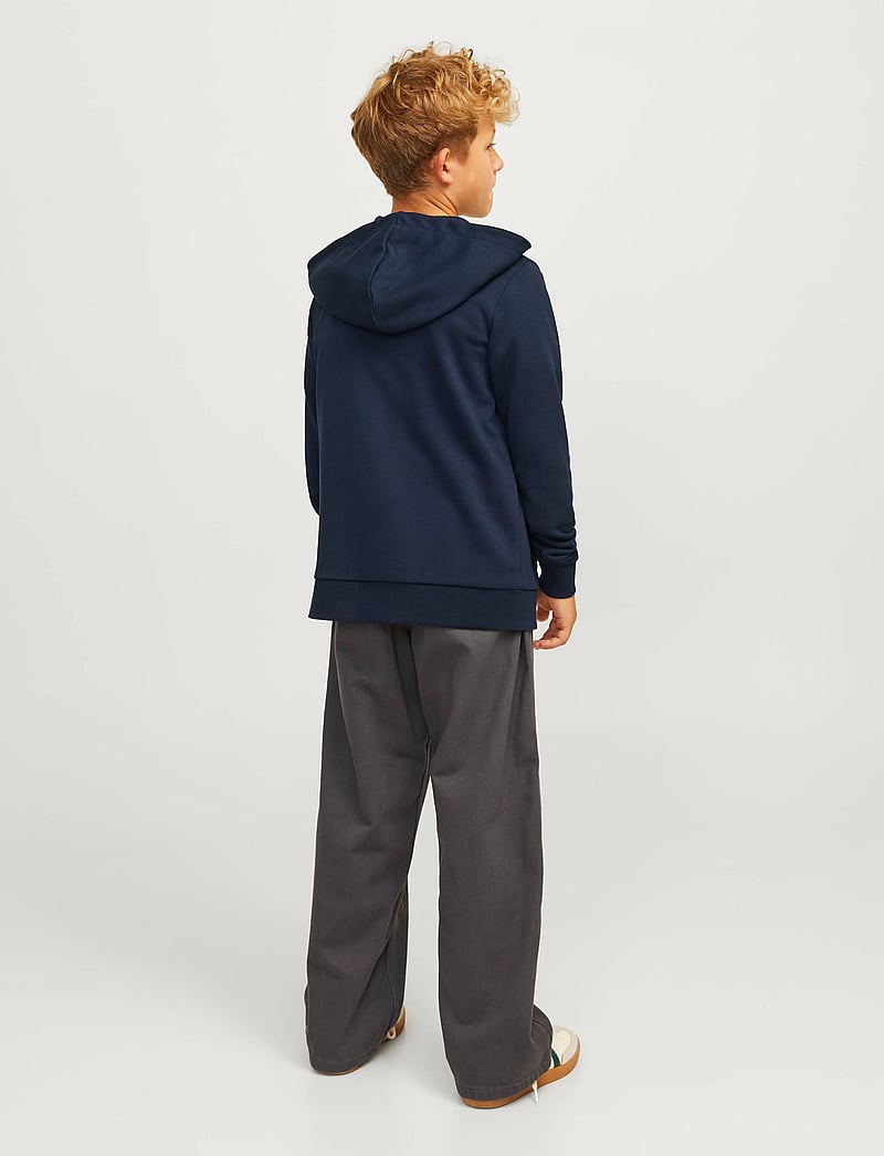 Jack & Jones - JJEBRADLEY SWEAT ZIP HOOD NOOS JNR - kapuzenpullover - navy blazer - 3