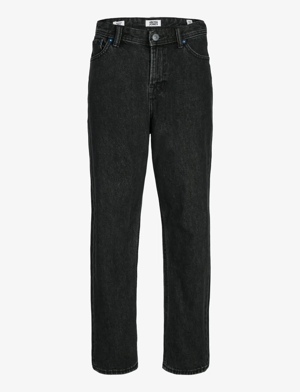 Jack & Jones - JJICHRIS JJORIGINAL SQ 737 JNR - loose jeans - black denim - 0