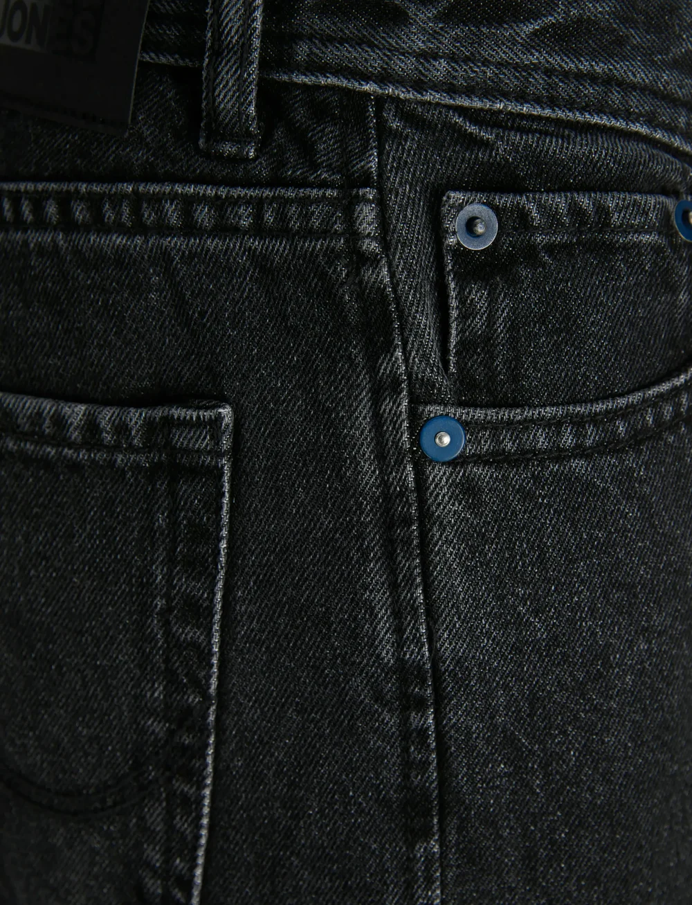 Jack & Jones - JJICHRIS JJORIGINAL SQ 737 JNR - loose jeans - black denim - 3