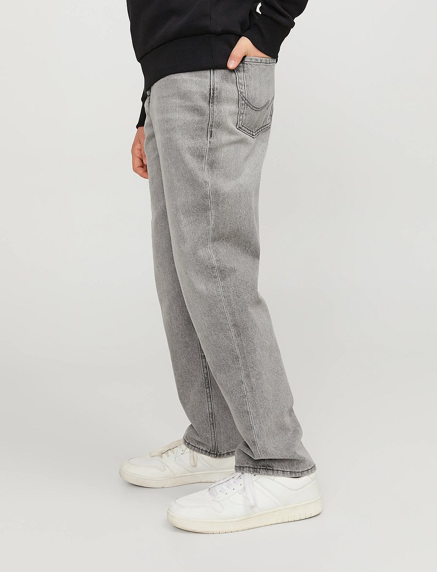 Jack & Jones - JJICHRIS JJORIGINAL AKM 928 NOOS JNR - platėjantys apačioje - grey denim - 4