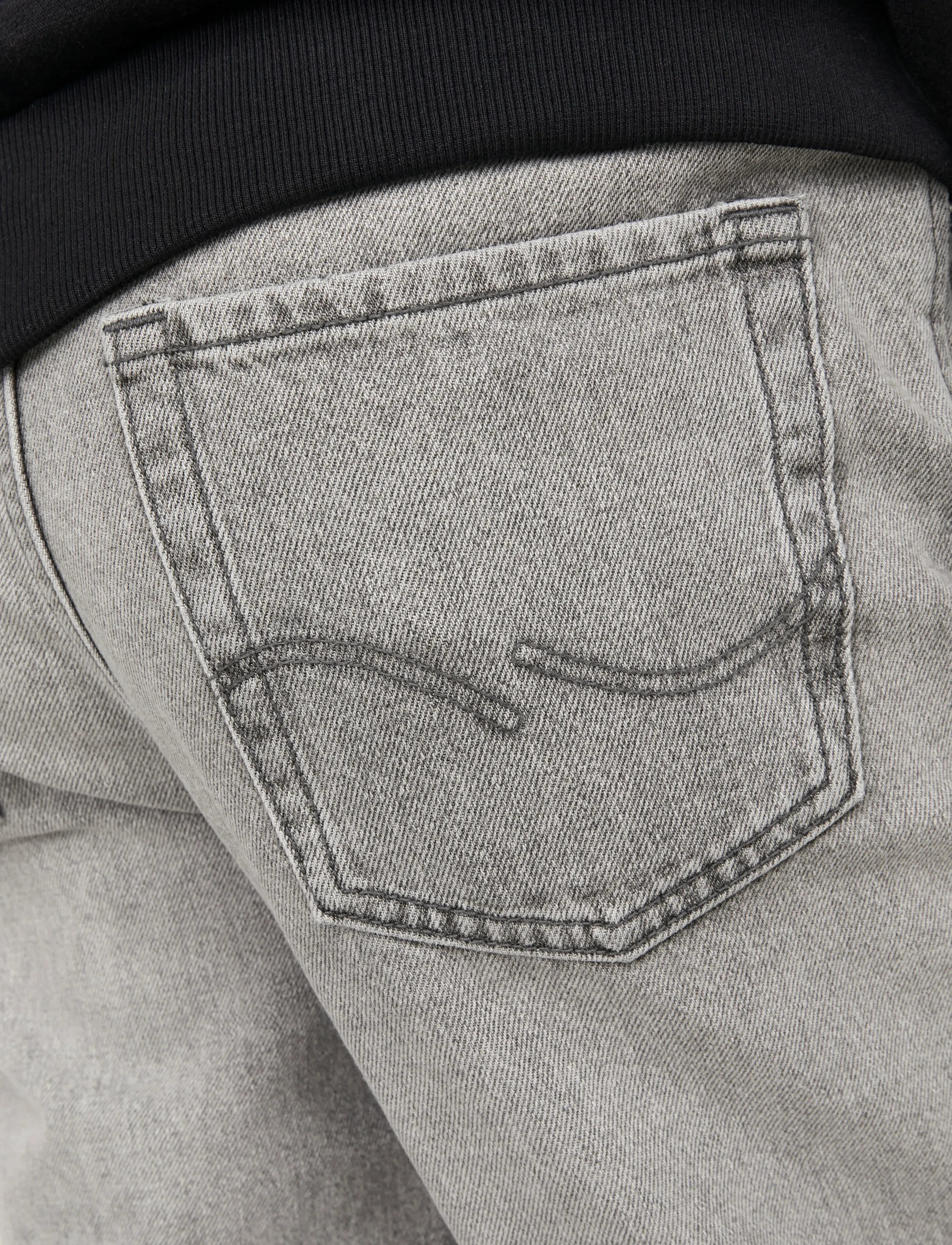 Jack & Jones - JJICHRIS JJORIGINAL AKM 928 NOOS JNR - platėjantys apačioje - grey denim - 5