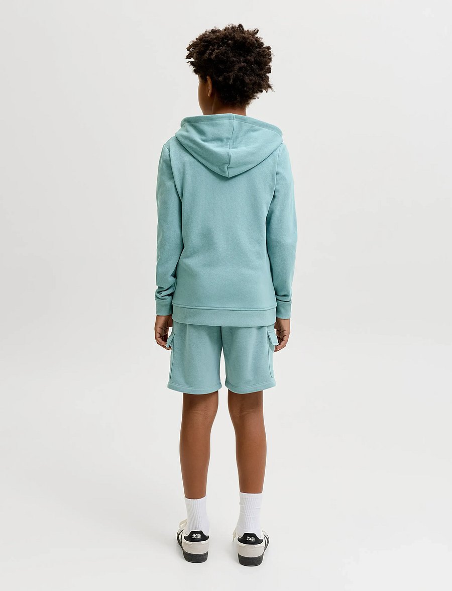 Jack & Jones - JPSTBRADLEY SWEAT CARGO SHORTS SN JNR - cargo shorts - mineral blue - 3
