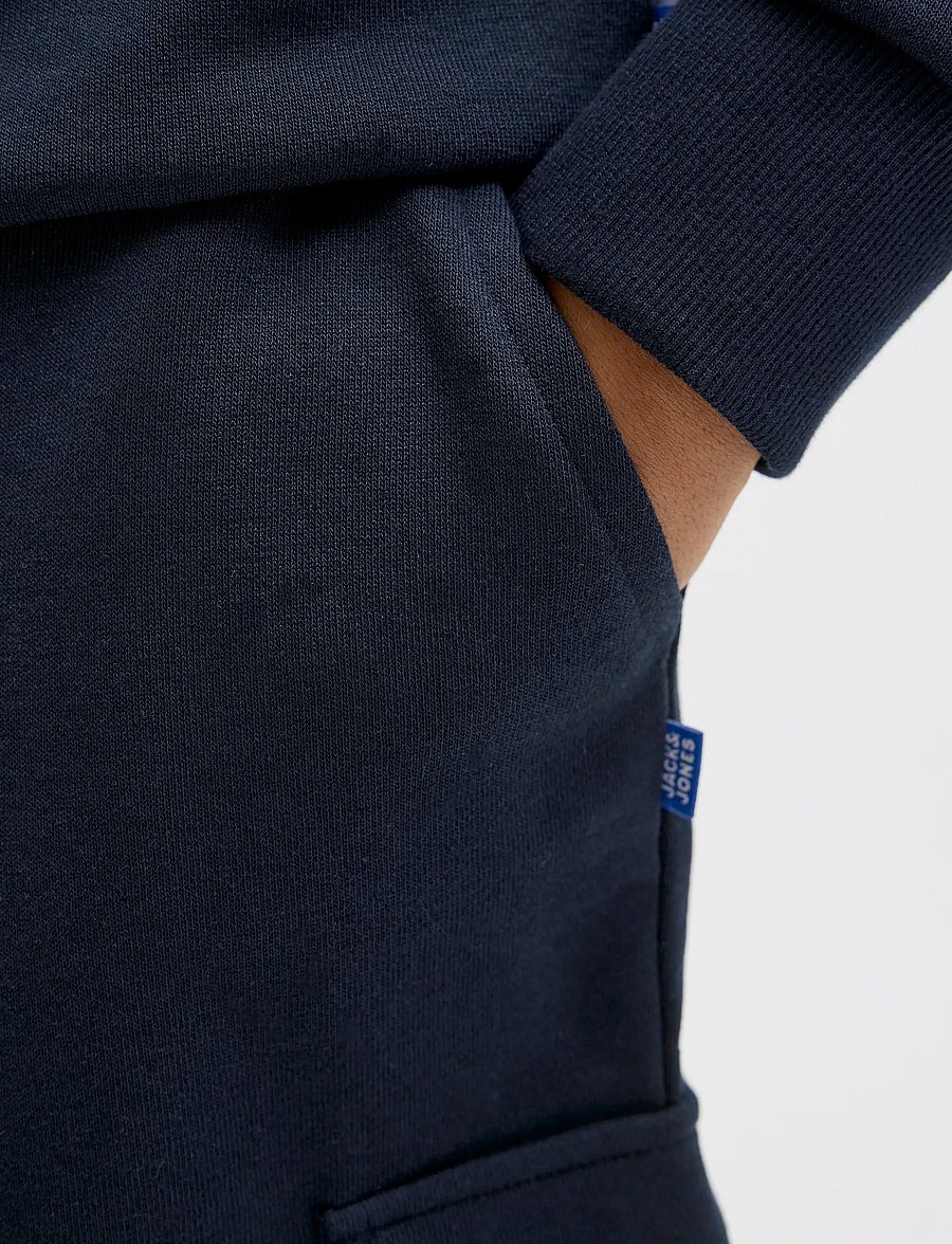 Jack & Jones - JPSTBRADLEY SWEAT CARGO SHORTS SN JNR - cargo shorts - navy blazer - 5