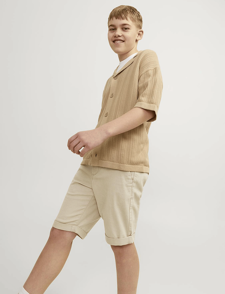 Jack & Jones - JPSTDAVID JJCHINO SHORTS AKM SN JNR - chino shorts - crockery - 3