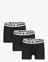 Jack & Jones - SENSE TRUNKS 3-PACK NOOS MNI - apatinės kelnaitės - black - 0
