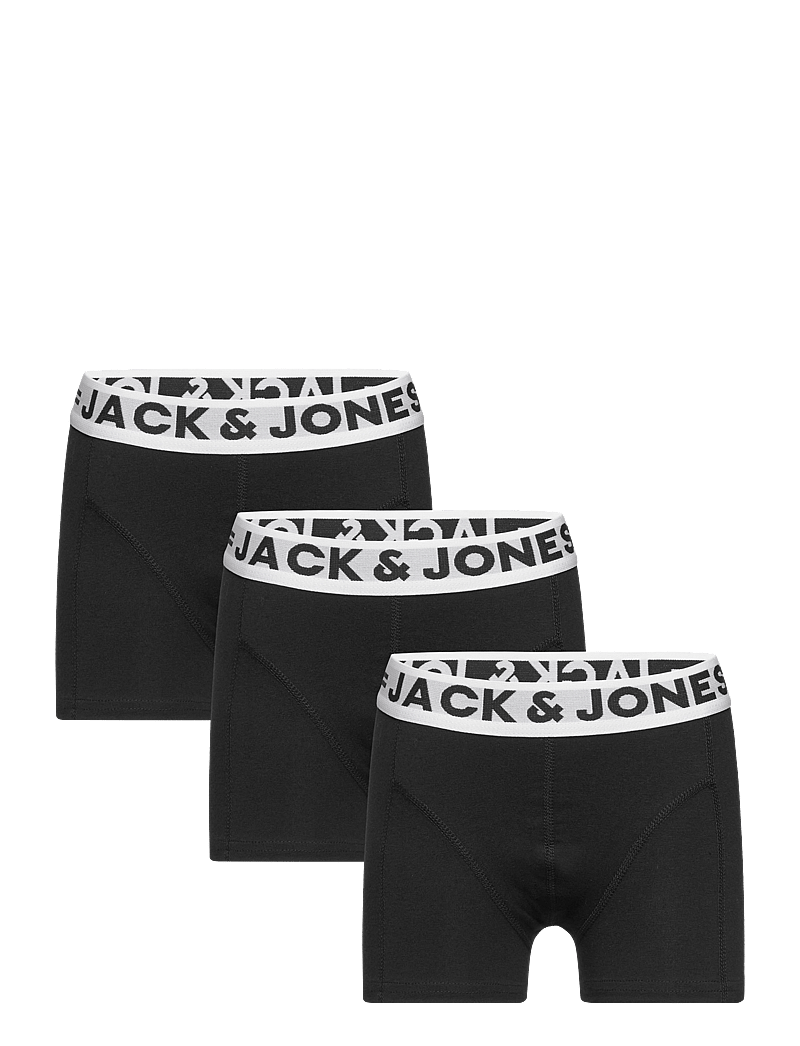 Jack & Jones - SENSE TRUNKS 3-PACK NOOS MNI - apatinės kelnaitės - black - 1
