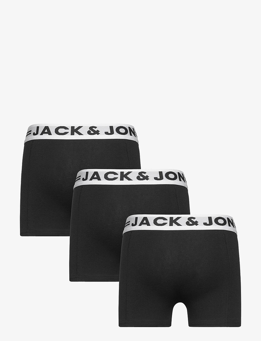 Jack & Jones - SENSE TRUNKS 3-PACK NOOS MNI - apatinės kelnaitės - black - 2
