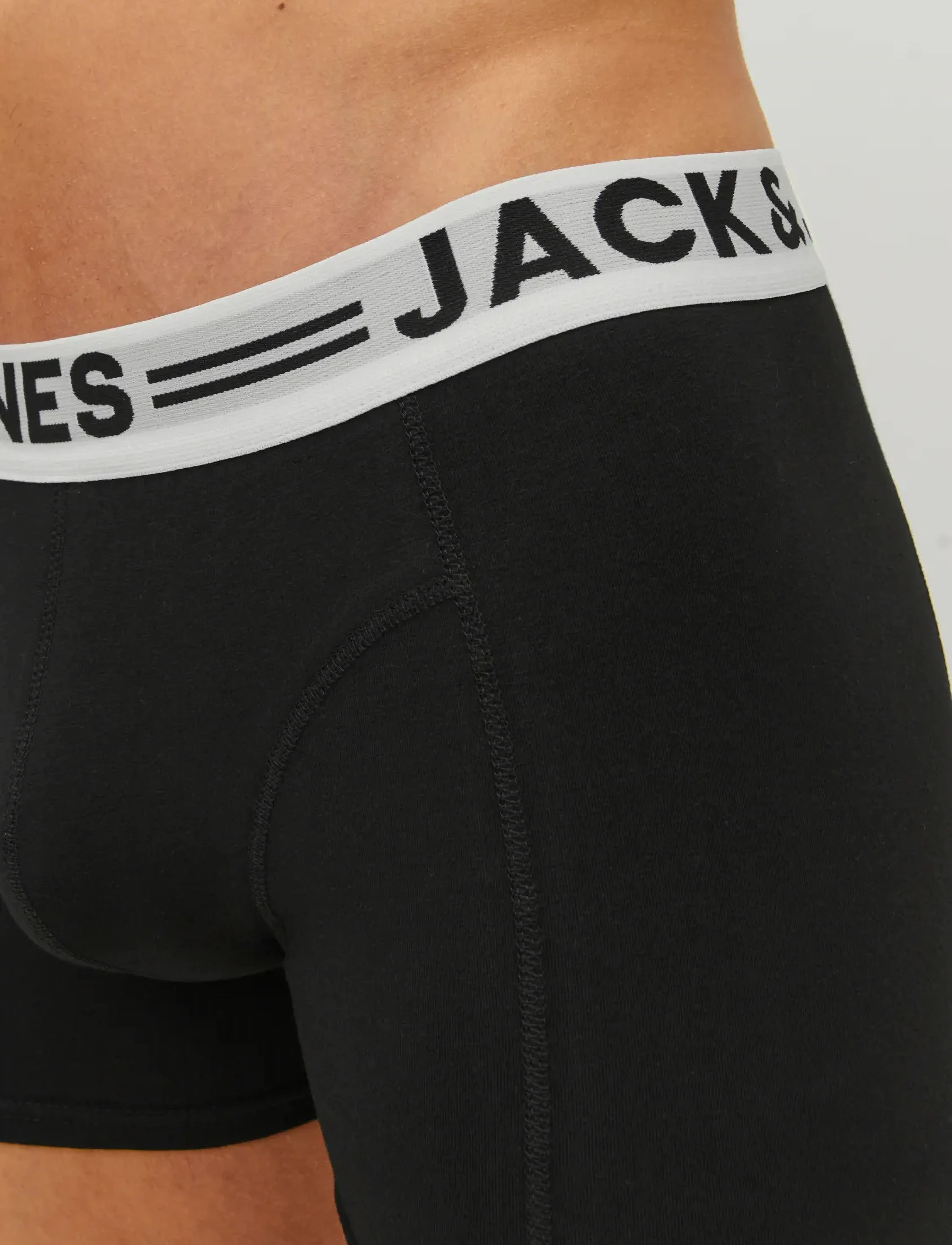 Jack & Jones Sense Trunks 3-Pack Noos Mni, Børn, 3-Pak Boxershorts, Sort, Str: 98