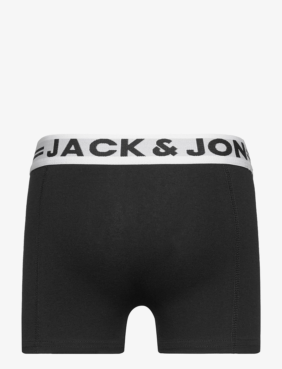 Jack & Jones - SENSE TRUNKS 3-PACK NOOS MNI - apatinės kelnaitės - black - 4