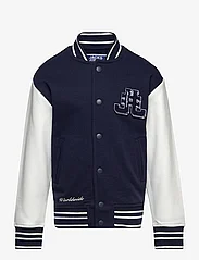 Jack & Jones - JORCOLE VARSITY SWEAT CARDIGAN OS  MNI - spring jackets - navy blazer - 0